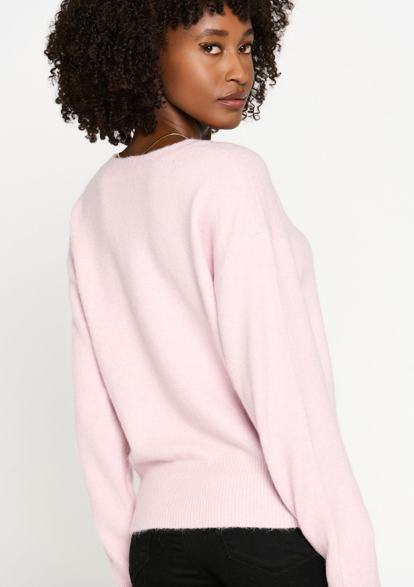 Zachte trui - PASTEL LILAC - 04006191_1493