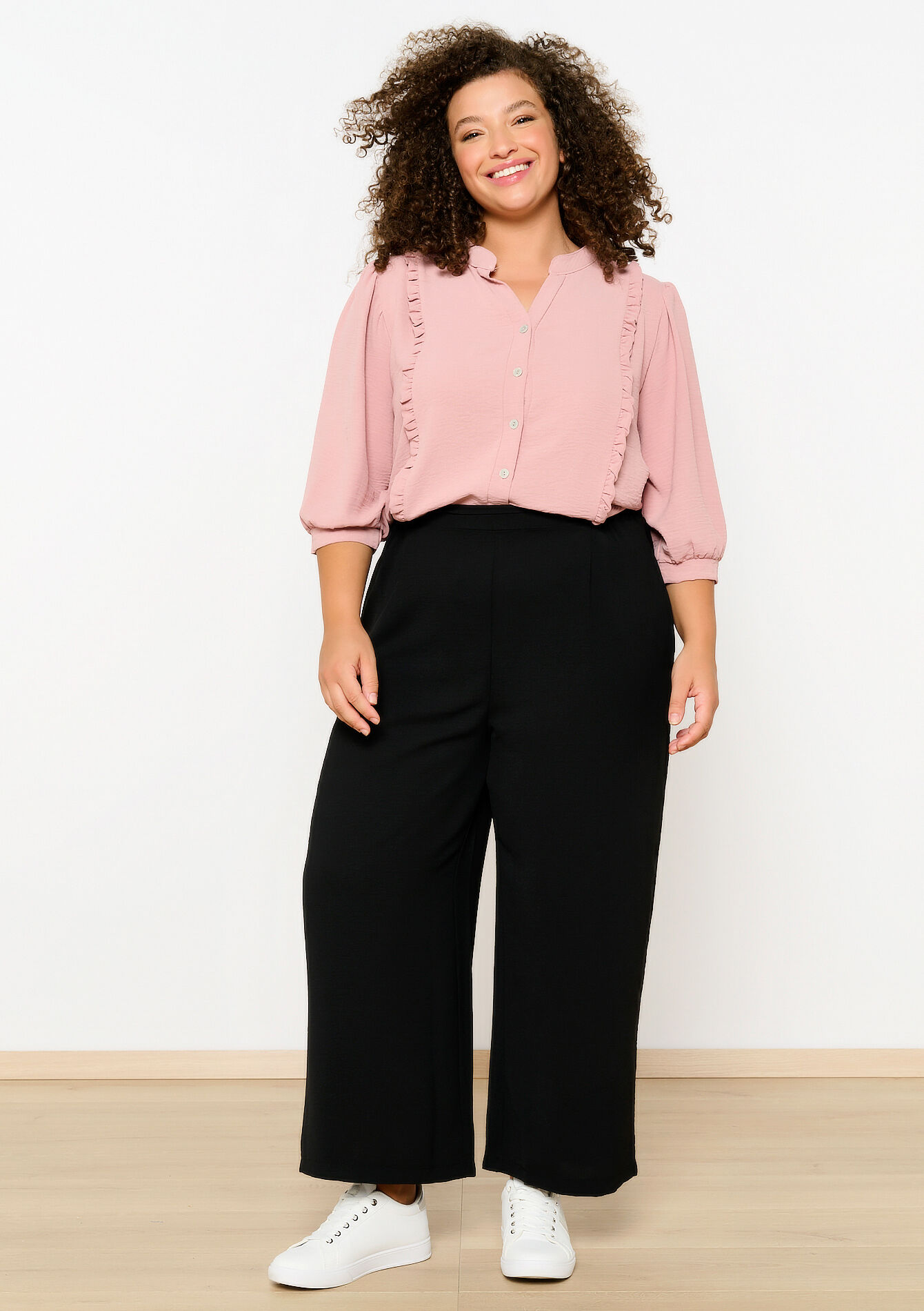 Pantalon ample, Pantalon ample - BLACK - 06600844_1119