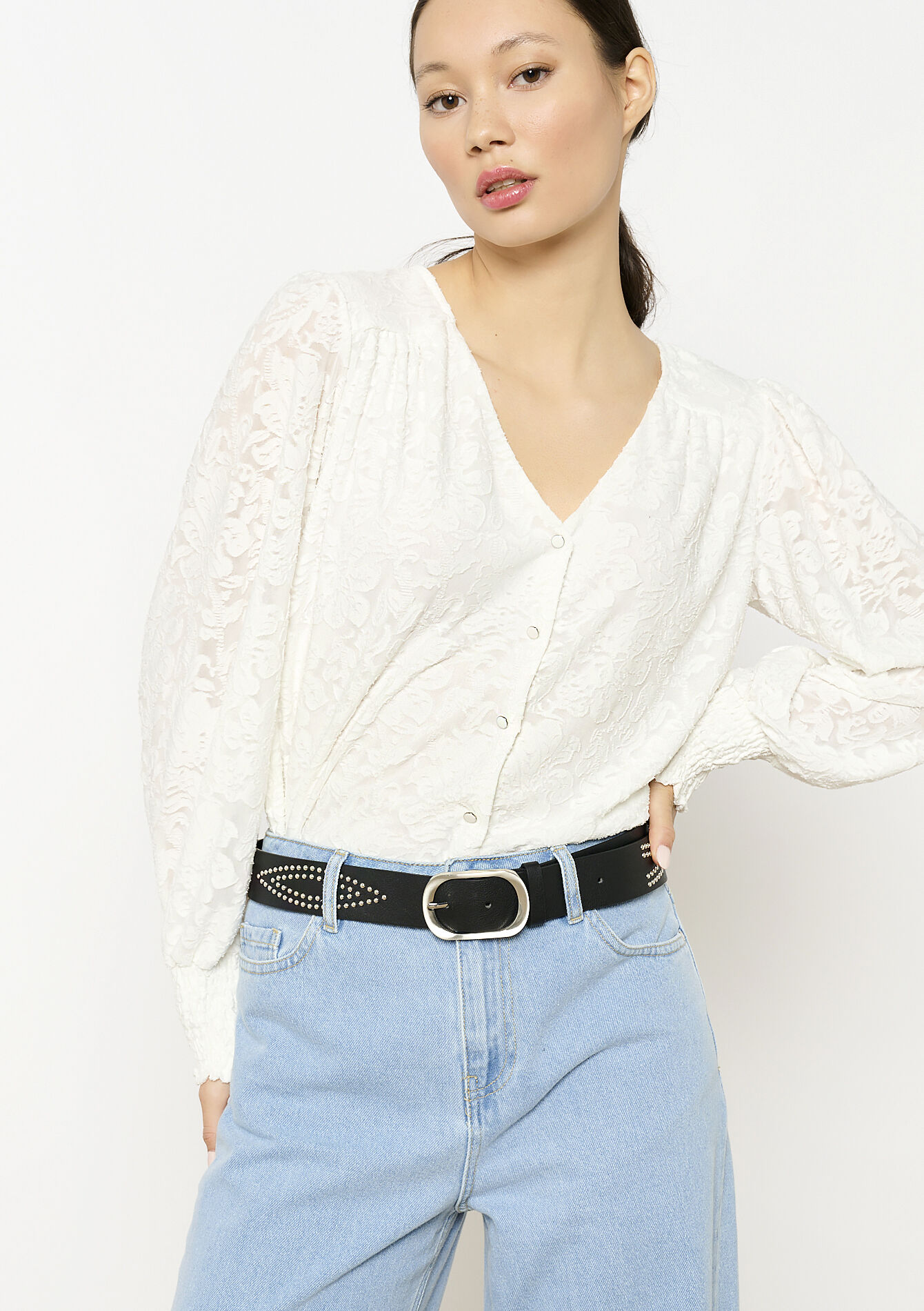 Ceinture en similicuir, Ceinture en similicuir - BLACK - 14001862_1119