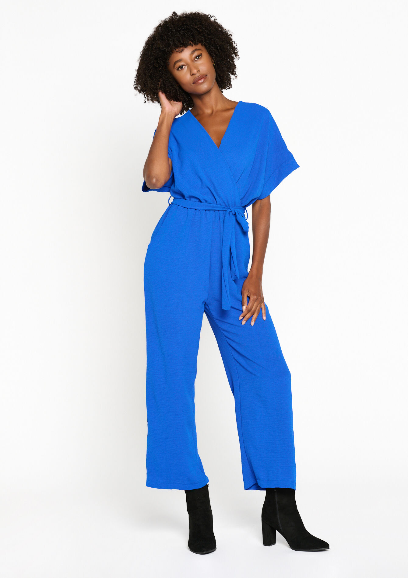 Jumpsuit met kimono-look, Jumpsuit met kimono-look - ROYAL BLUE - 06004440_1603