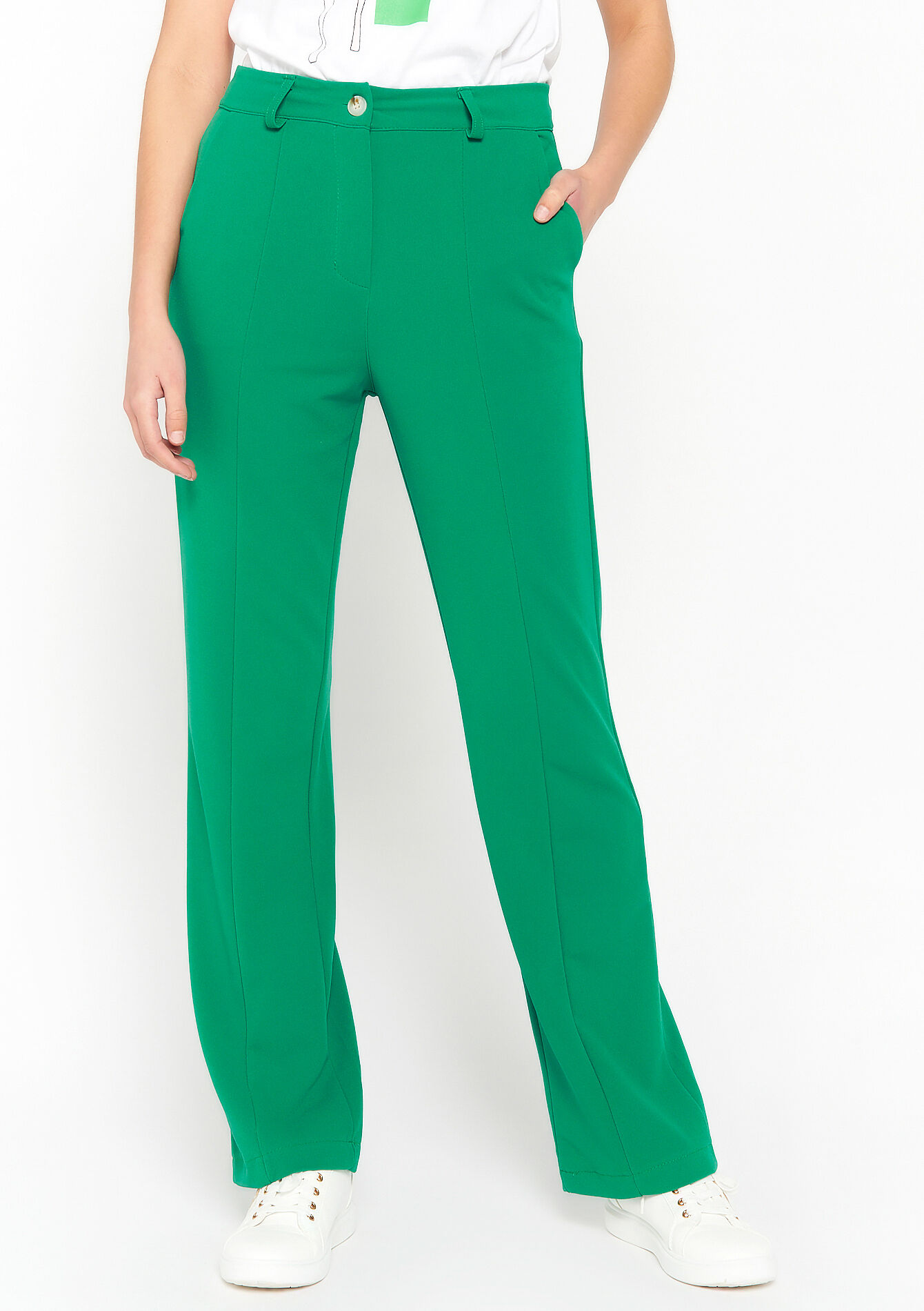 Suiting broek - GREEN APPLE - 06100506_1783
