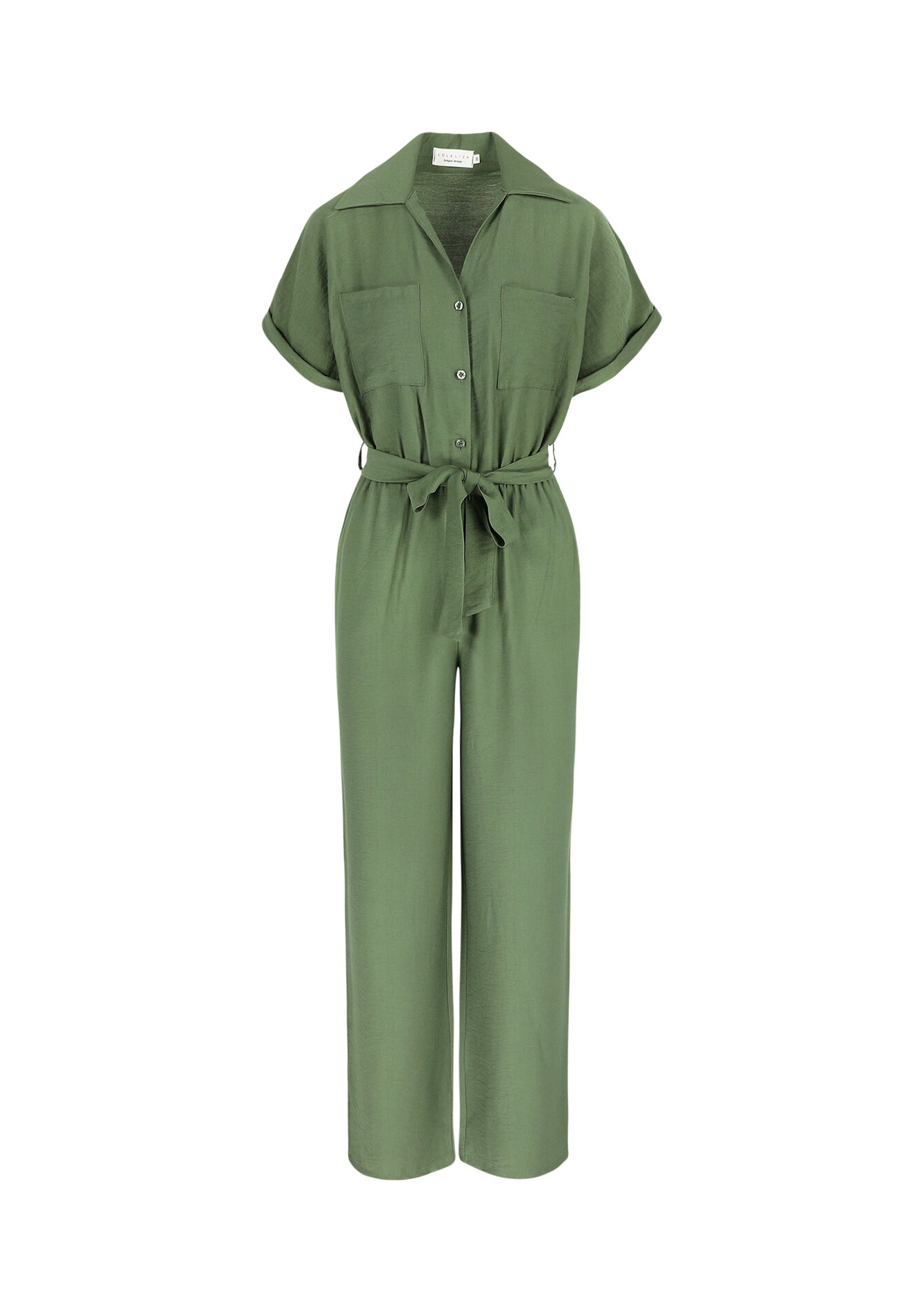 Jumpsuit, Jumpsuit - KHAKI MED - 06004545_4327