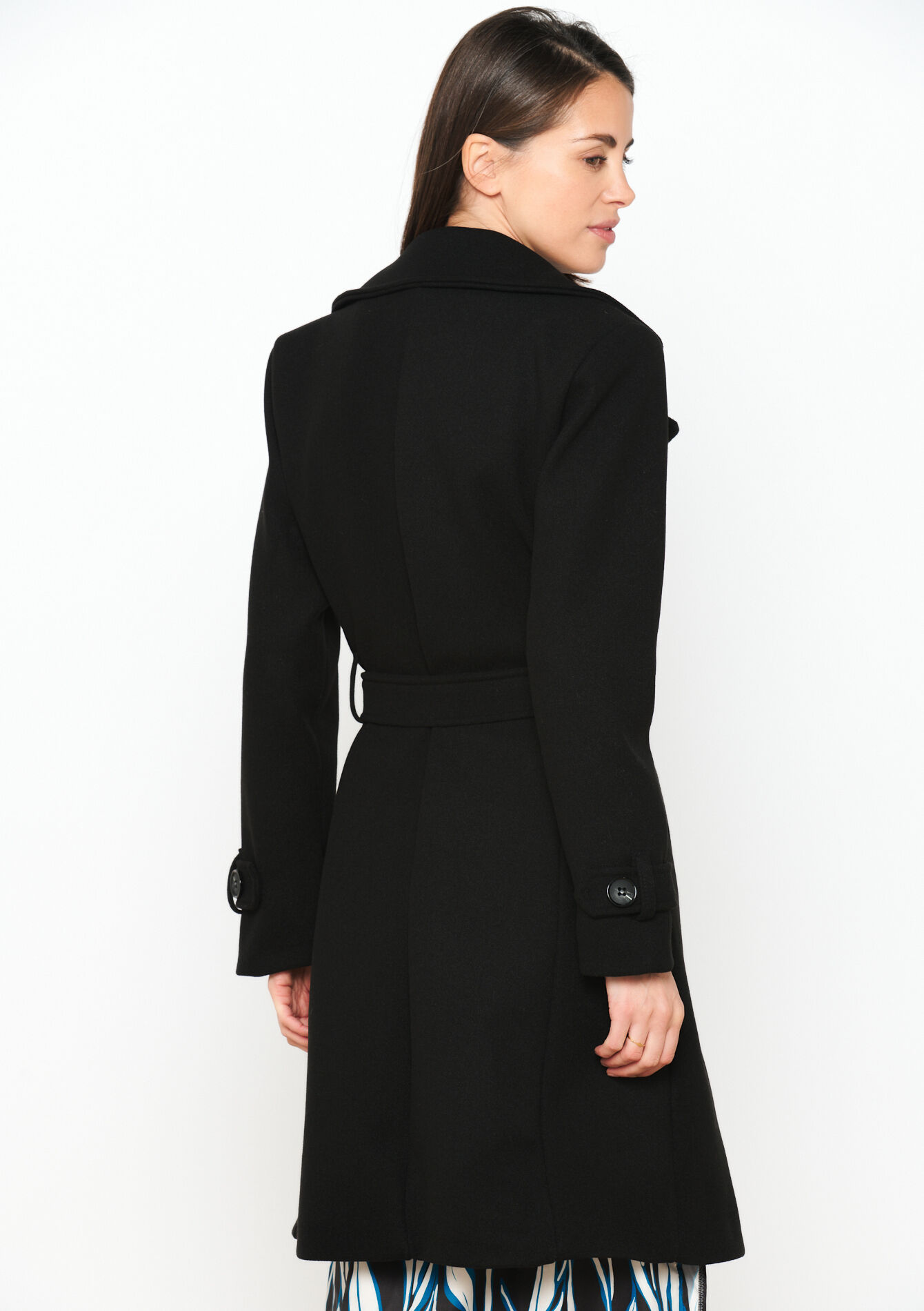 Manteau classique en laine - BLACK - 23000660_1119