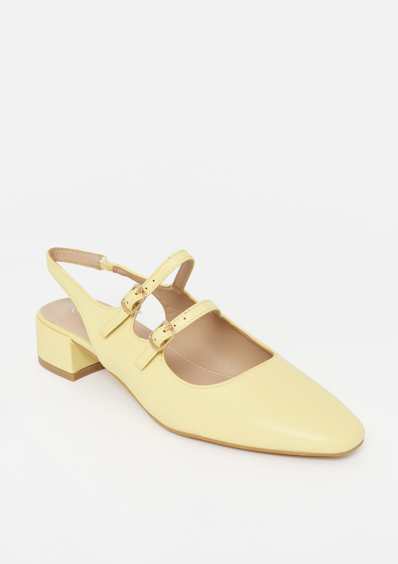 Ballerines à deux brides - YELLOW PASTEL - 13100326_5004