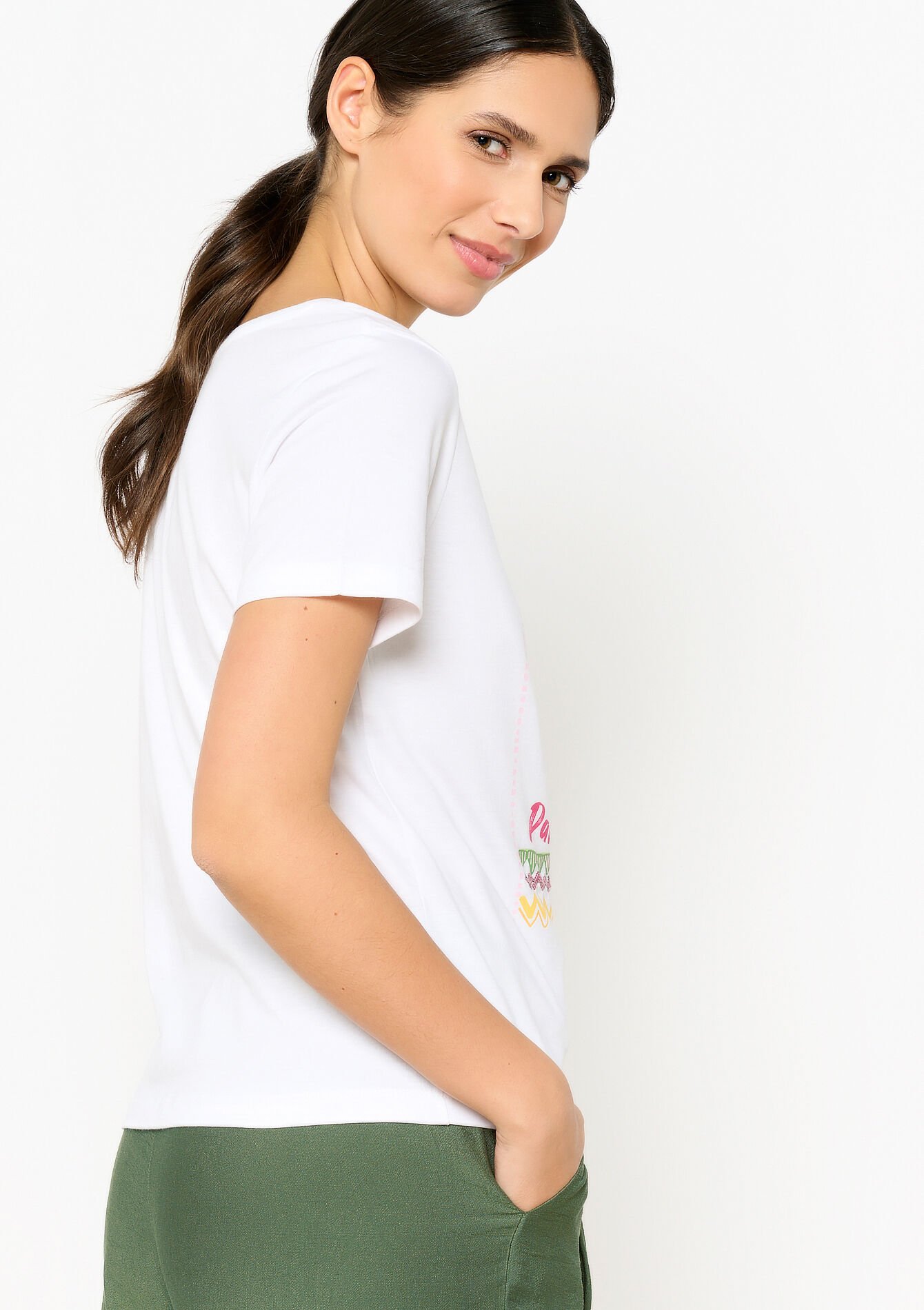 T-shirt with artwork, T-shirt with artwork - REAL WHITE - 02301522_2509