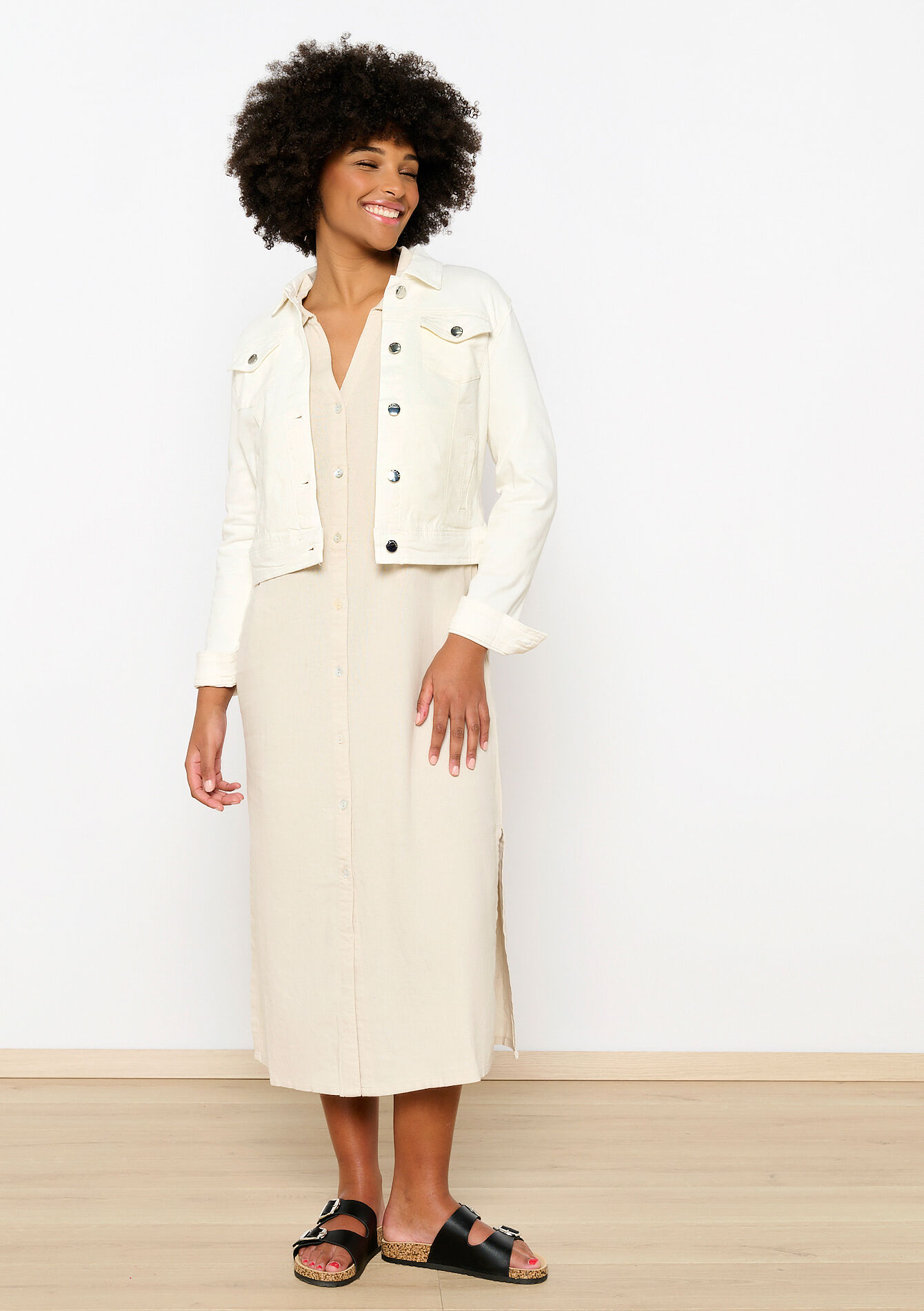 Veste en sergé - NATURAL WHITE - 1089435