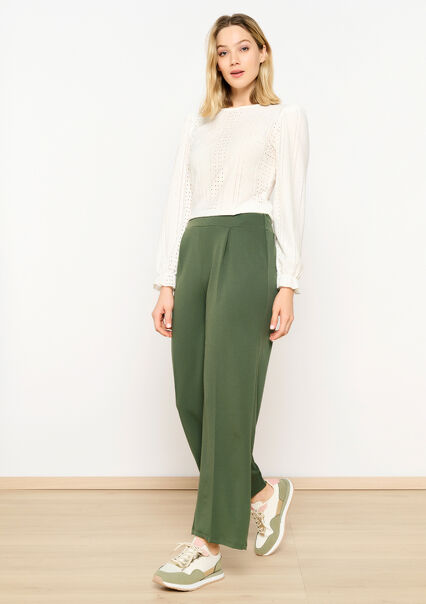 Loose-fitting trousers - KHAKI MED - 06600823_4327