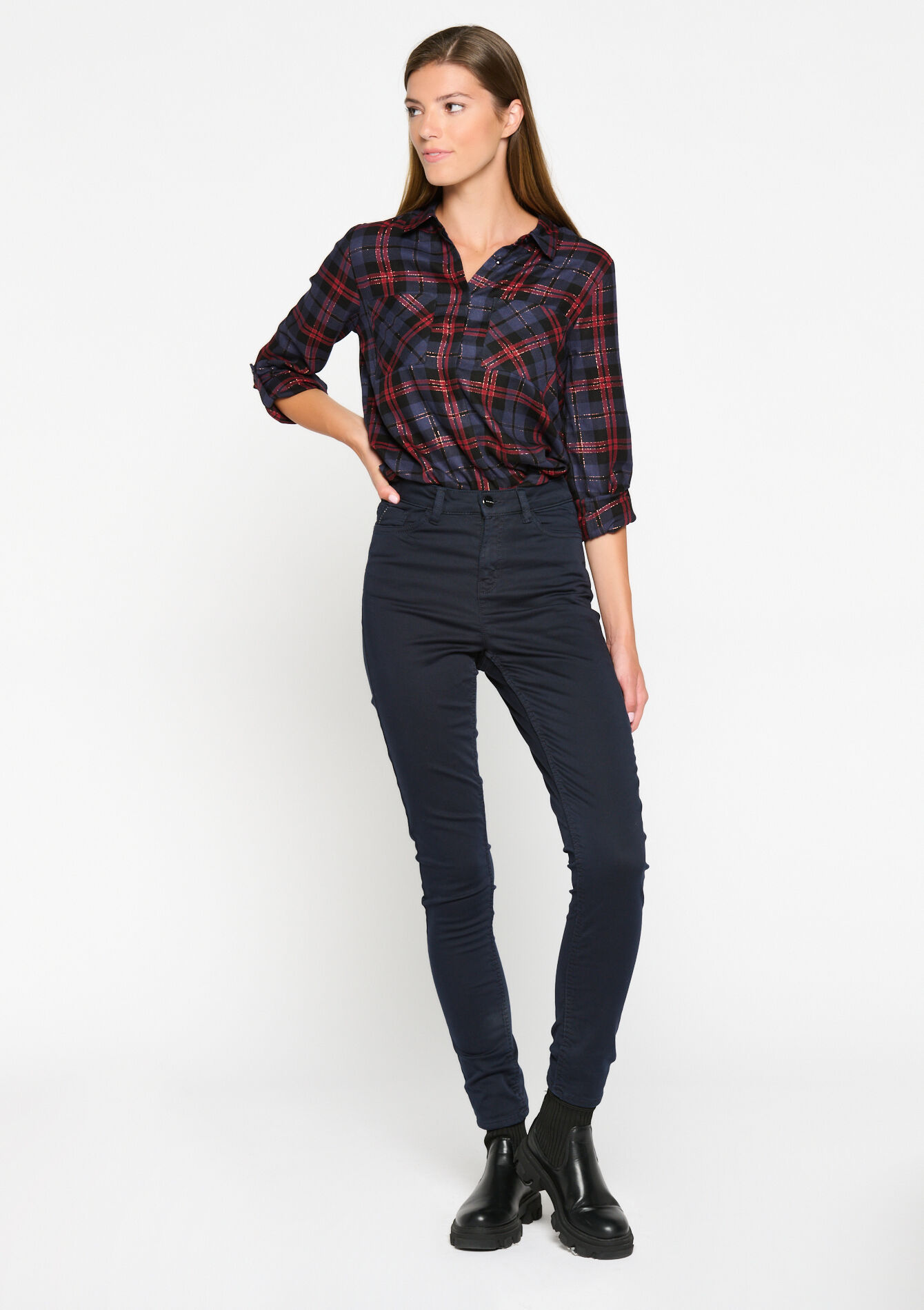 Skinny broek, Skinny broek - NAVY BASIC - 06004234_2723