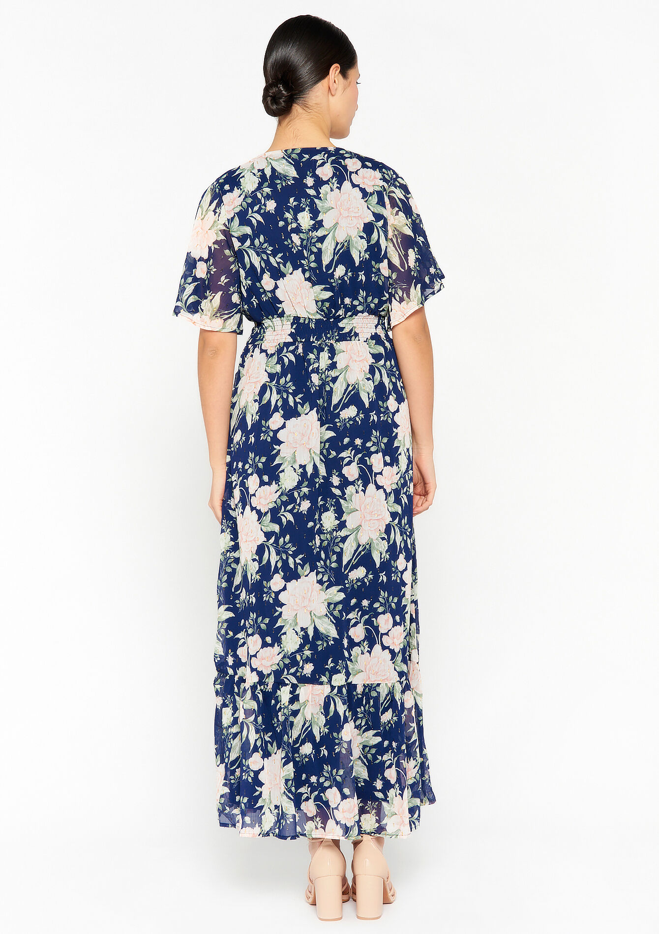 Wikkeljurk met paisleyprint, Wikkeljurk met paisleyprint - NAVY BASIC - 08601792_2723