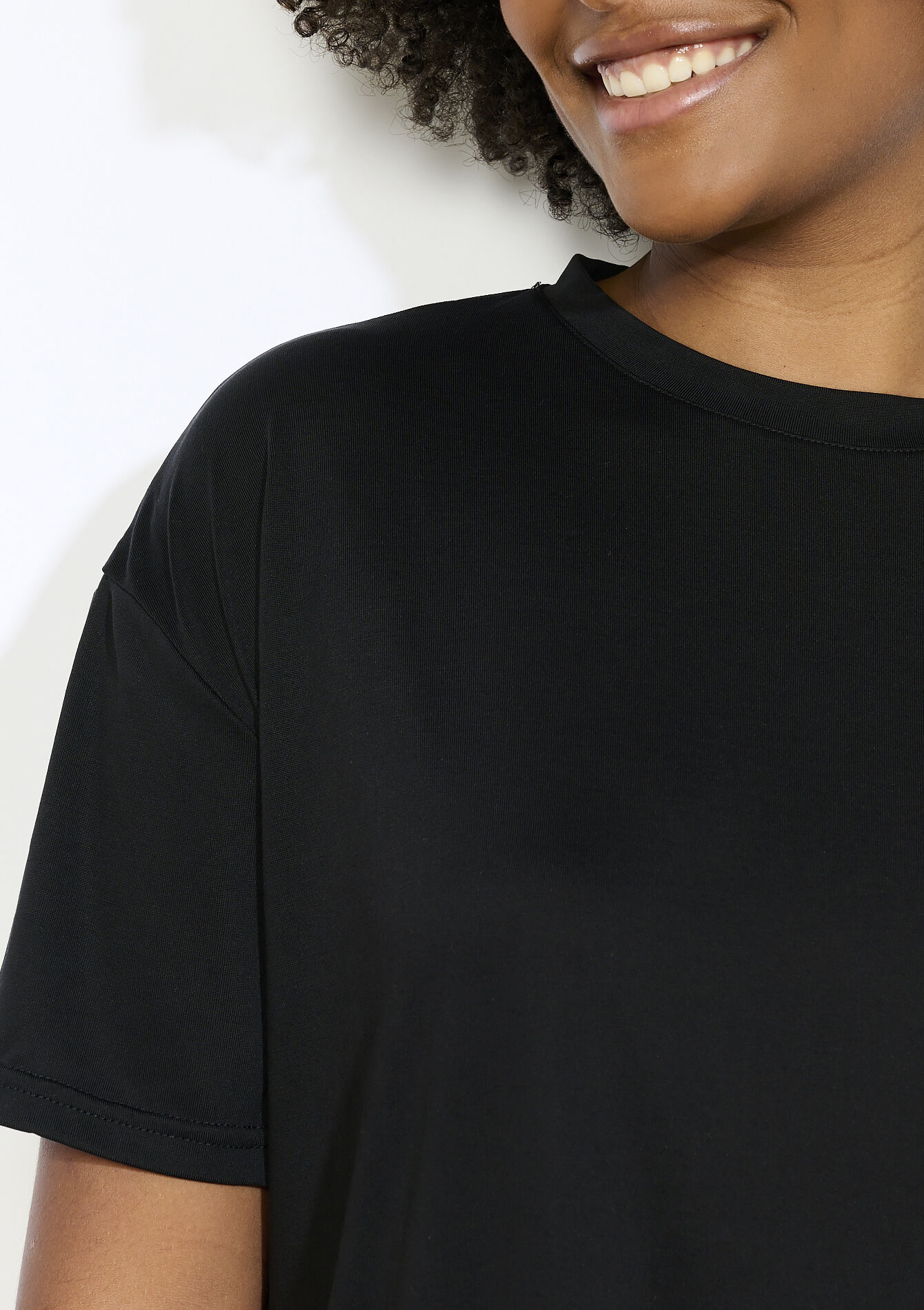 T-shirt ample de sport, T-shirt ample de sport - BLACK - 15100371_1119