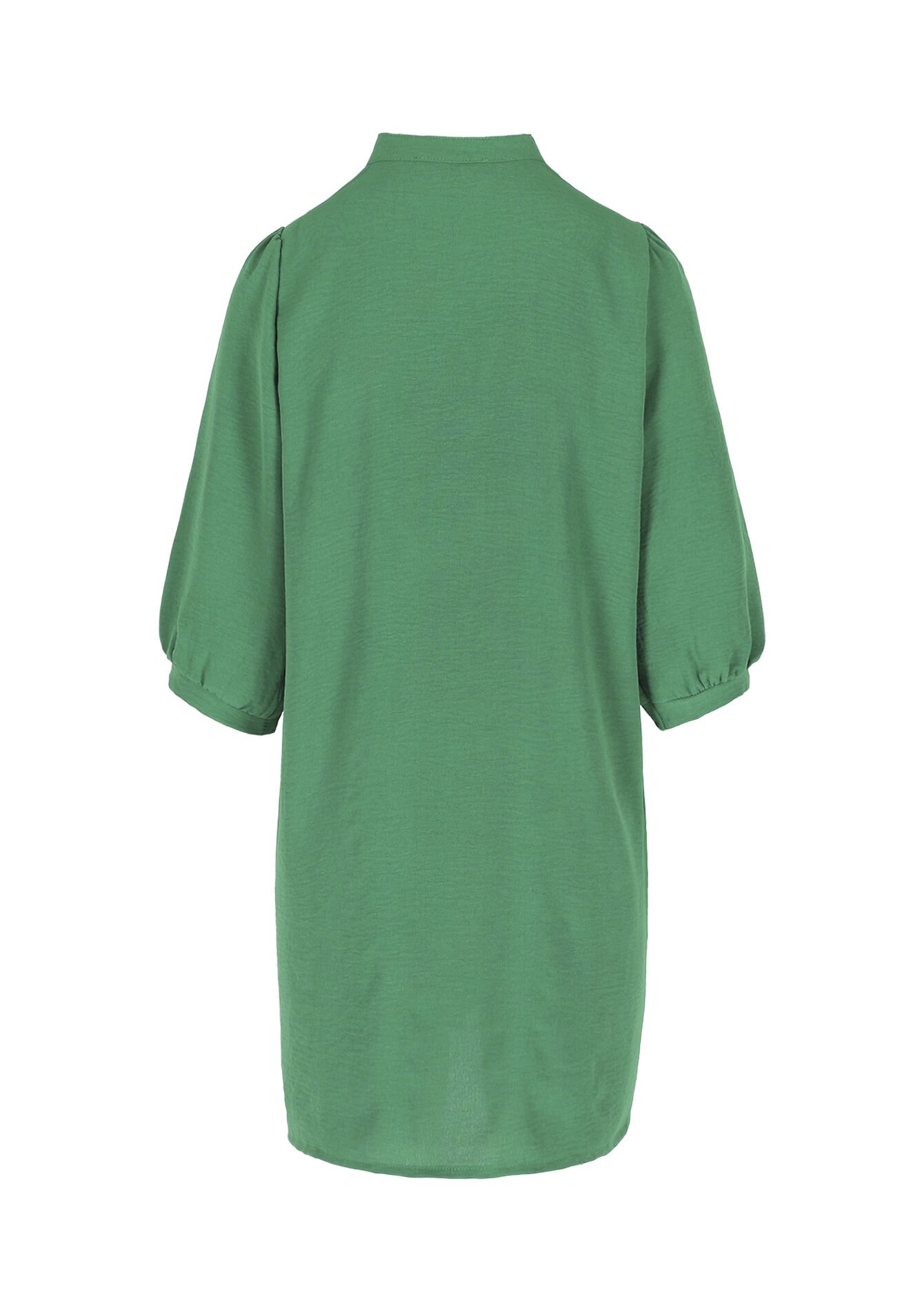 Fluid shirt dress, Fluid shirt dress - GREEN EMERALD - 08104468_4511