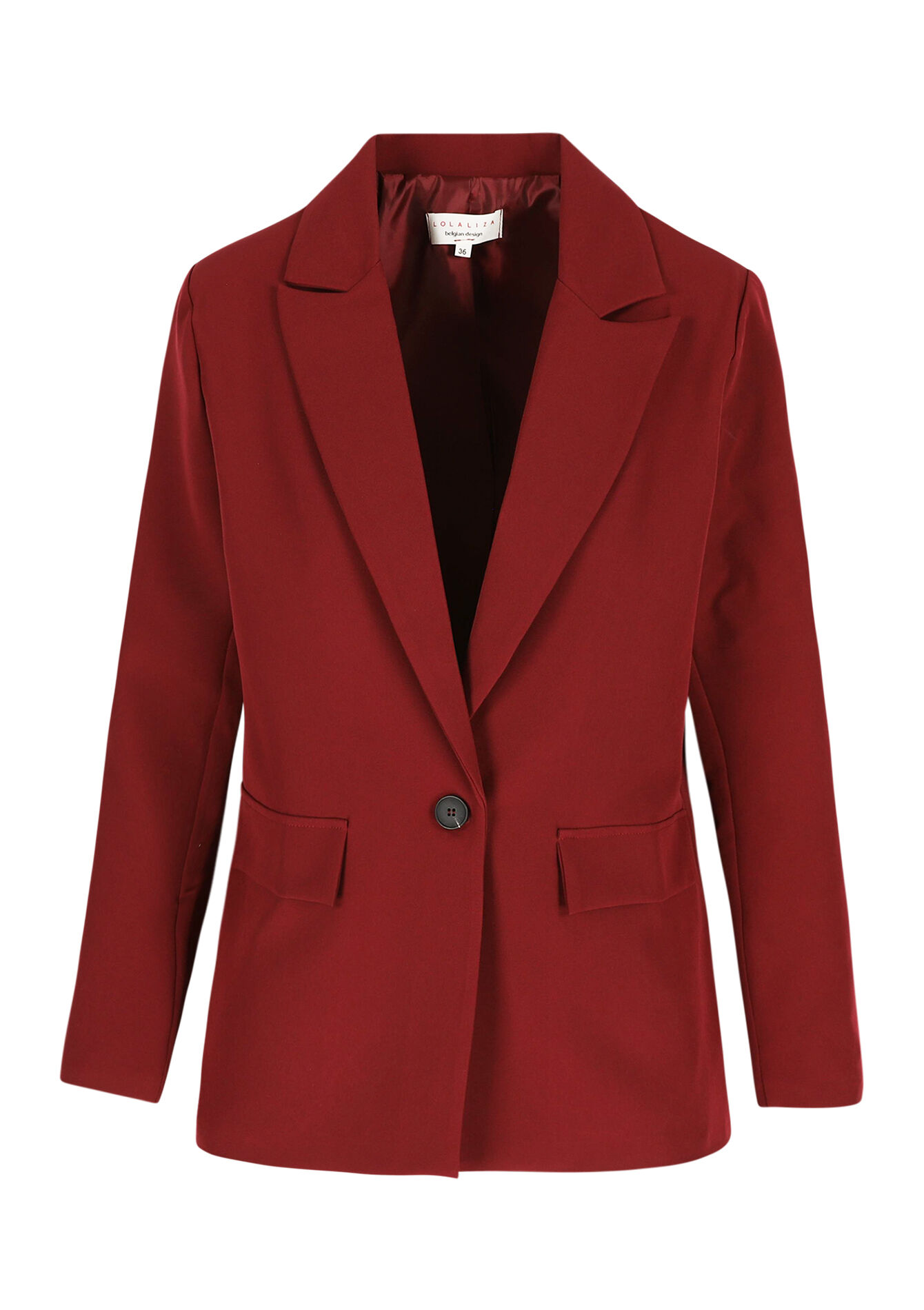 Blazer droit , Blazer droit - AUBERGINE - 09101088_1537