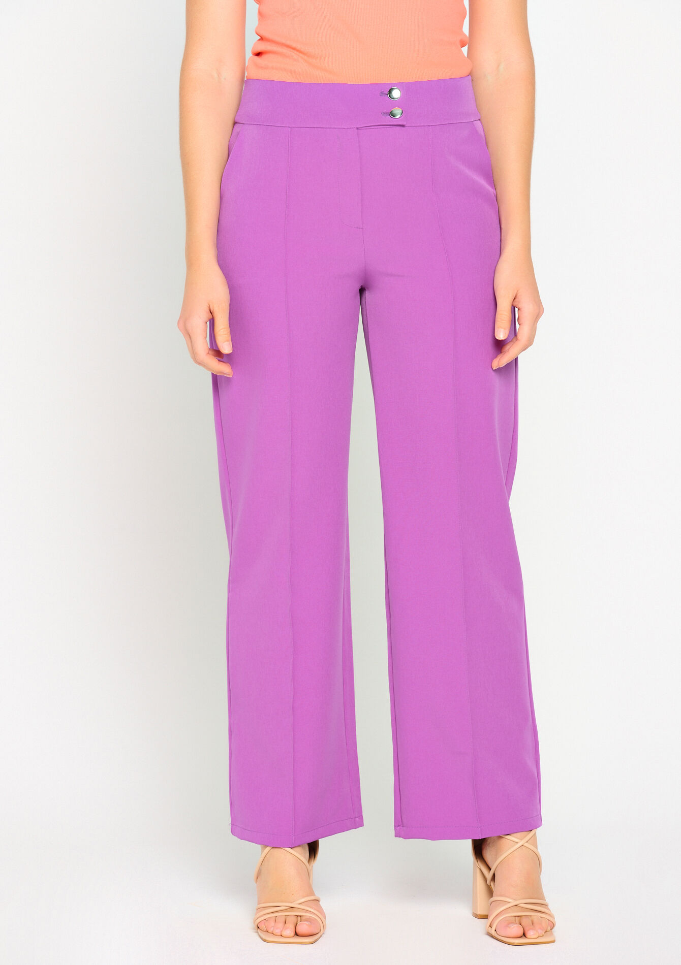Suiting broek, Suiting broek - PURPLE - 06100510_5902