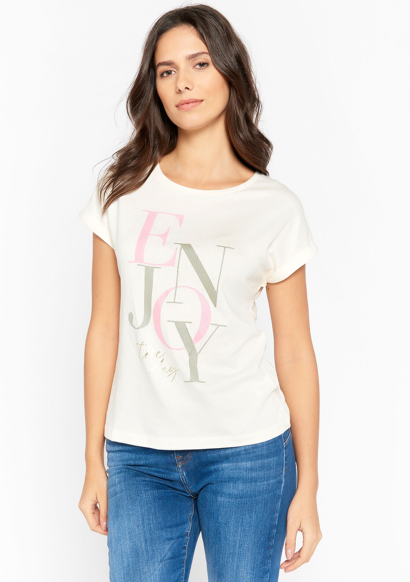 T-shirt with writing - OFFWHITE - 02301311_1001