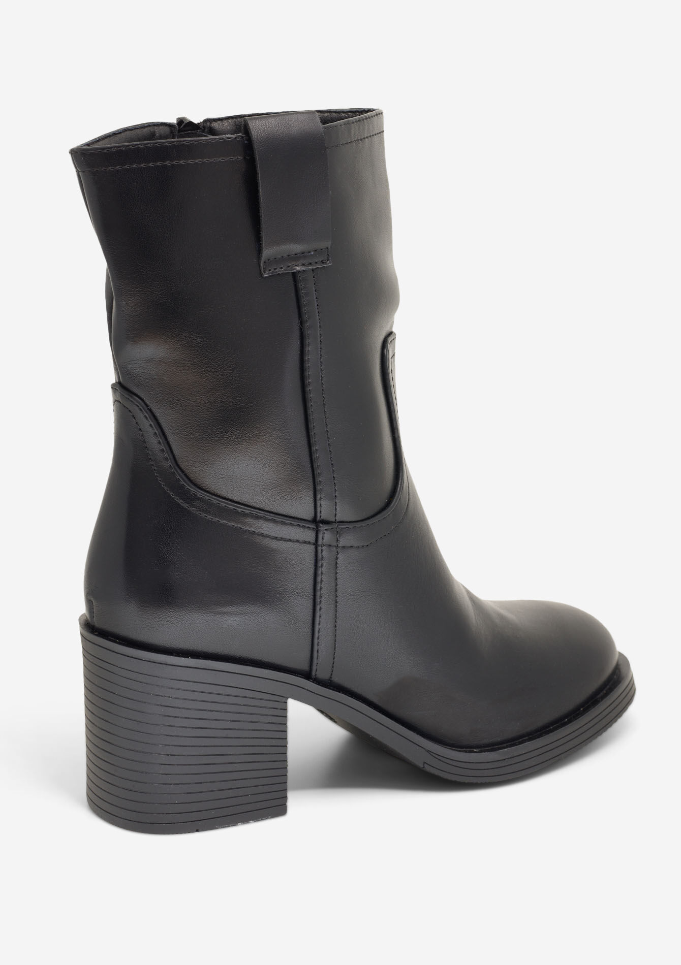 Enkellaarzen met blokhak, Enkellaarzen met blokhak - BLACK - 13100314_1119