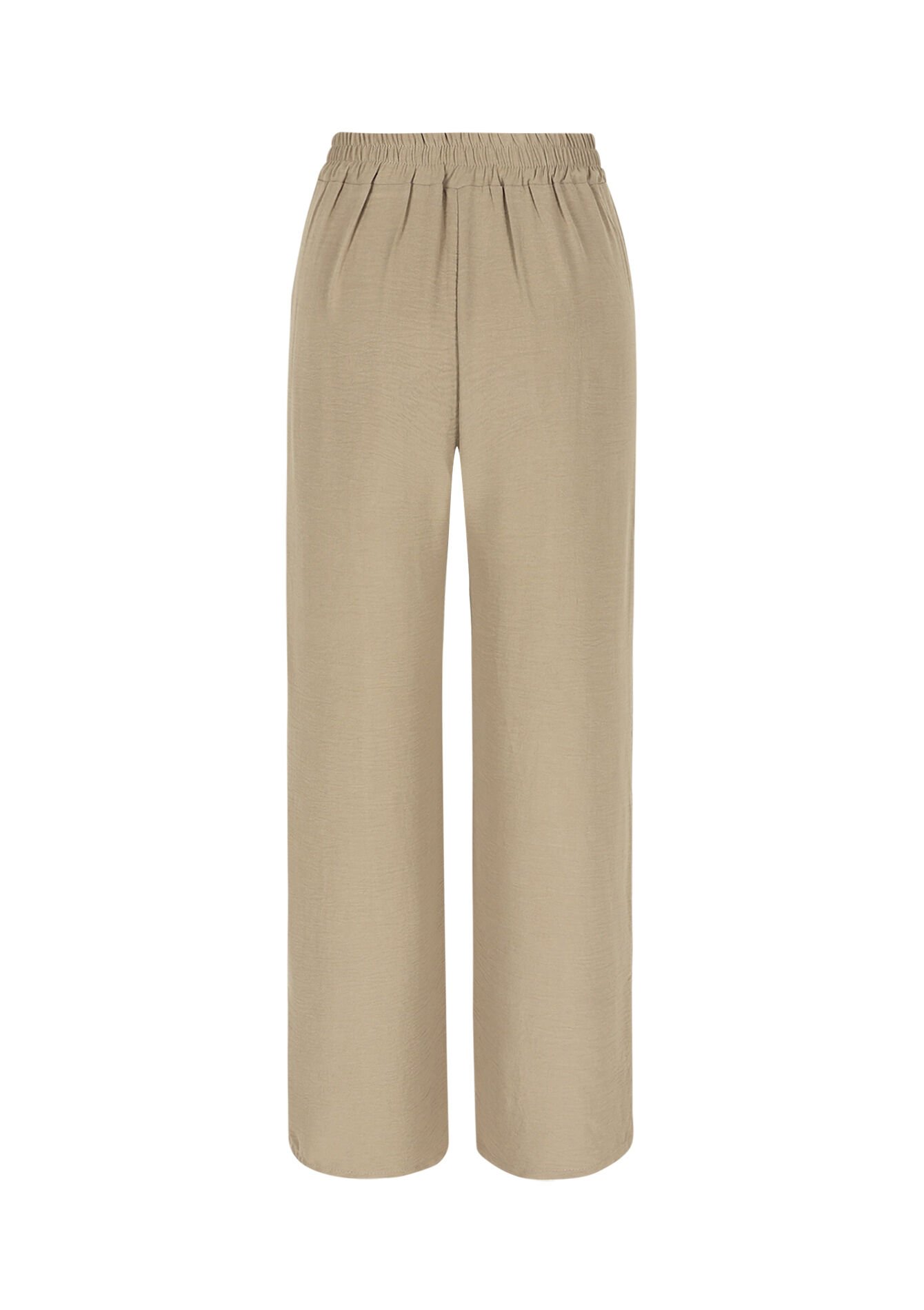 Losvallende broek, Losvallende broek - TAUPE - 06601106_1021