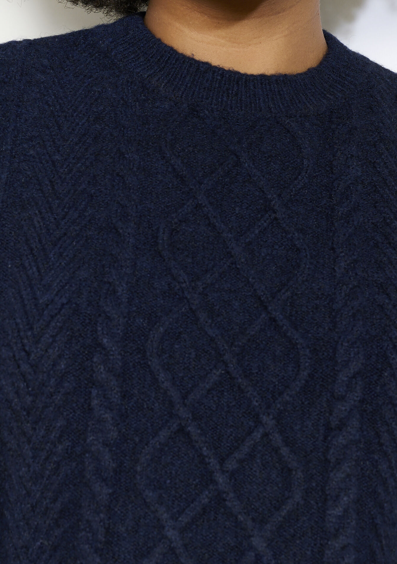 Mouwloze kabelgebreide trui, Mouwloze kabelgebreide trui - NAVY BASIC - 04006931_2723