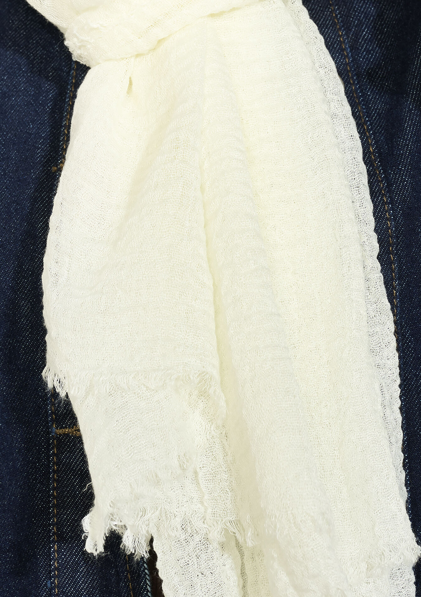 Foulard effet froissé, Foulard effet froissé - VANILLA WHITE - 17101362_1013