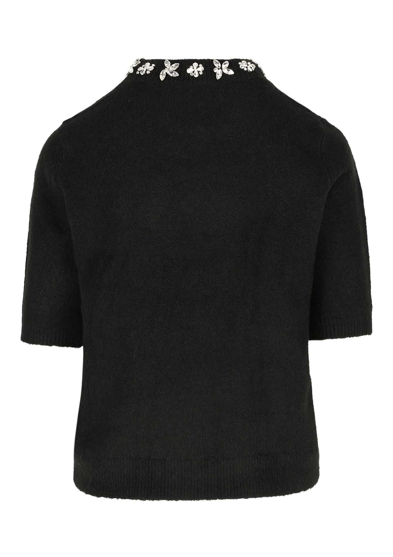 Pull bijou en maille douce, Pull bijou en maille douce - BLACK - 04006955