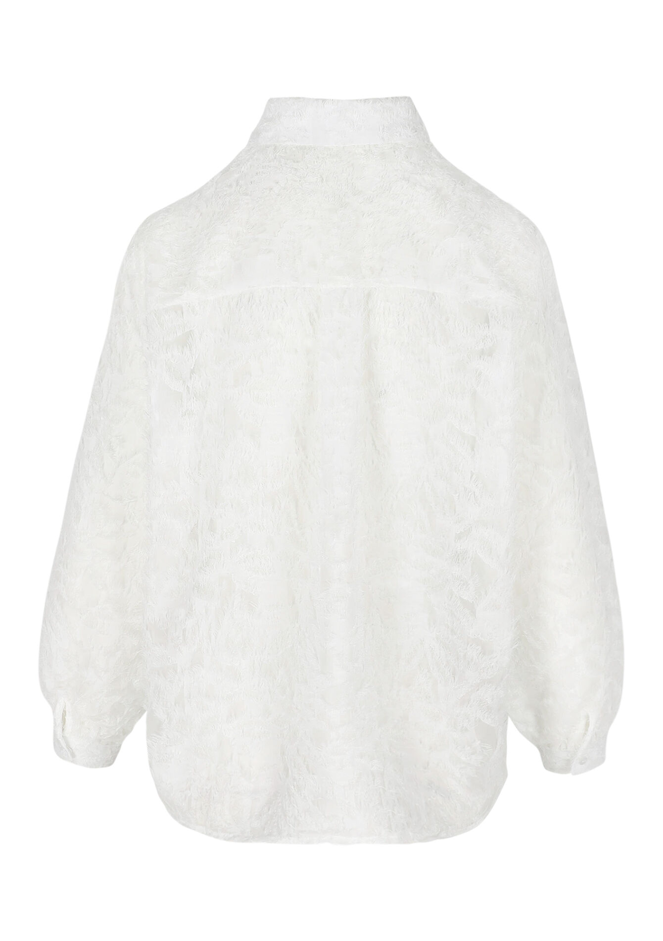 Textured airy shirt, Textured airy shirt - OPTICAL WHITE - 05702858_1019