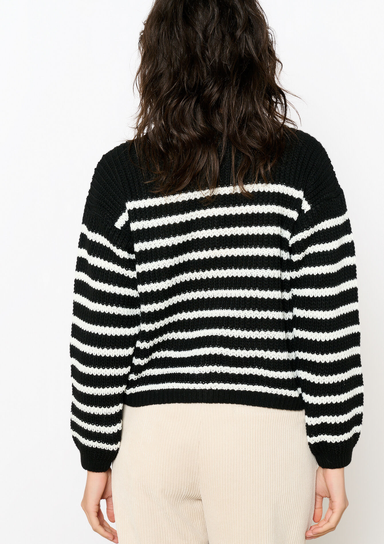 Cardigan à rayures - BLACK - 1119896