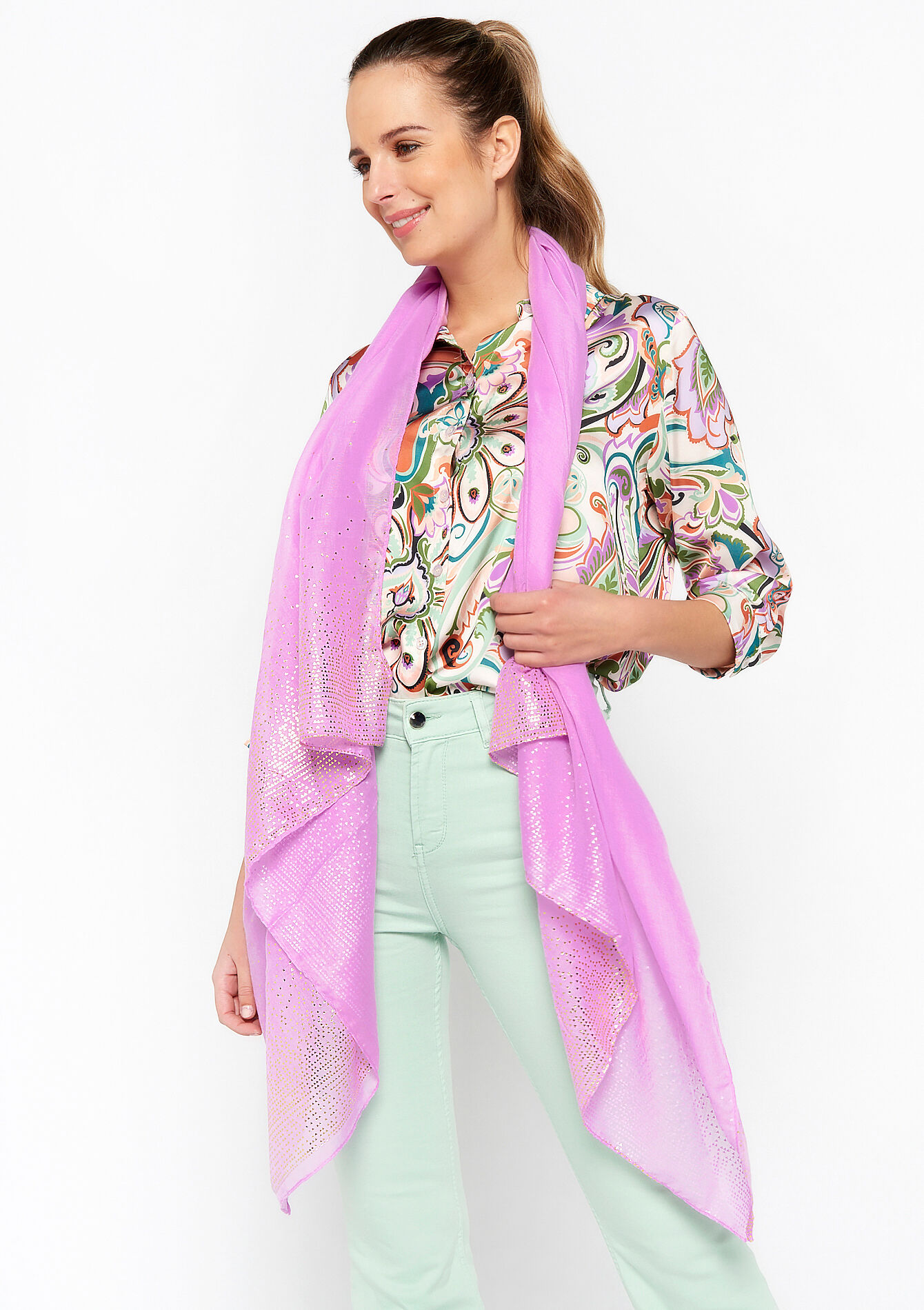 Scarf, Scarf - PASTEL LILAC - 1066720