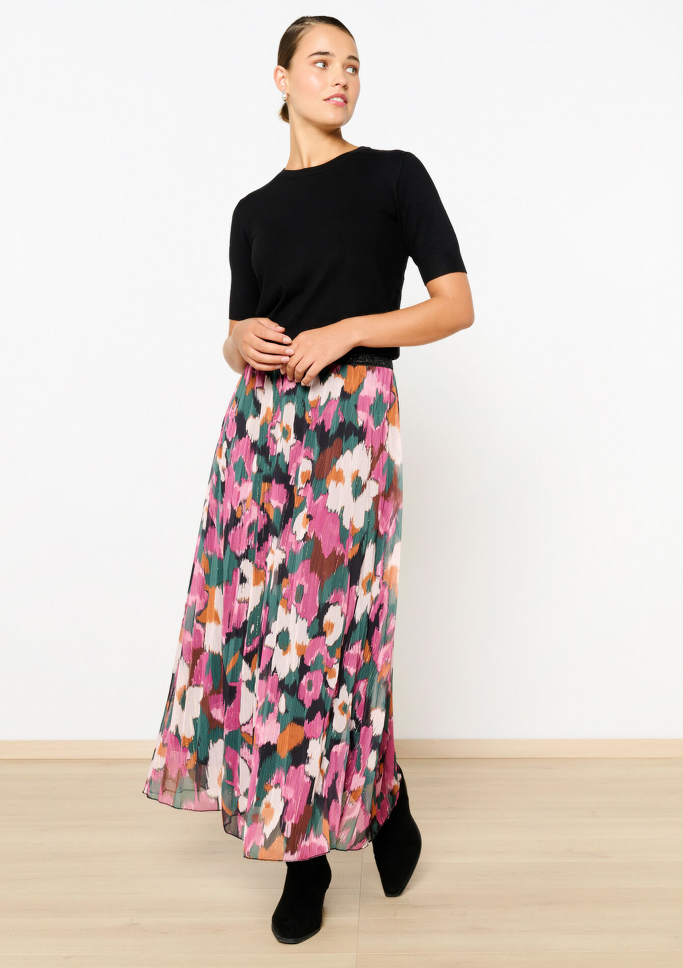 Short-sleeved pullover, Short-sleeved pullover - BLACK - 04006459_1119