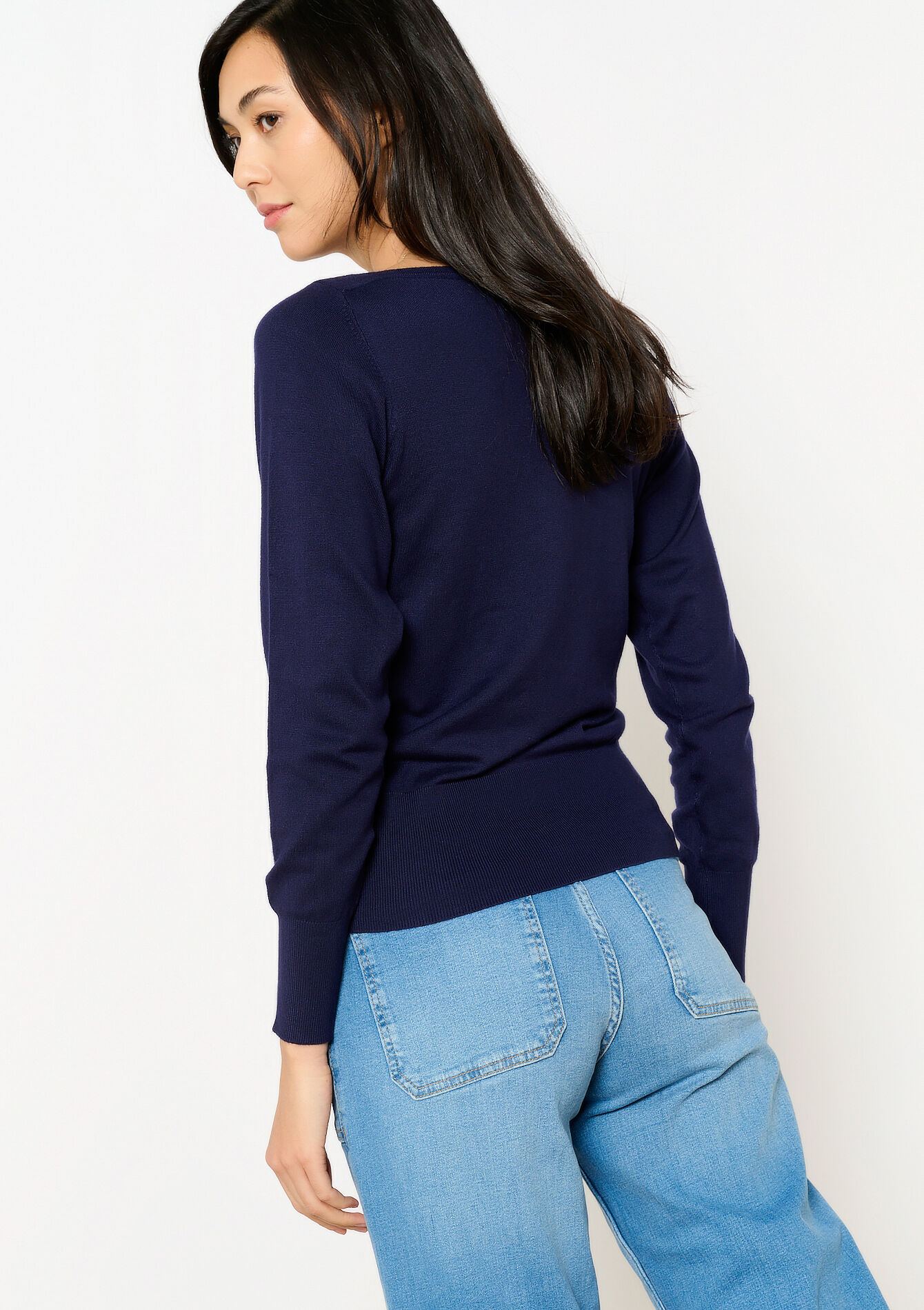Basic trui met boothals, Basic trui met boothals - NAVY BASIC - 04006652_2723