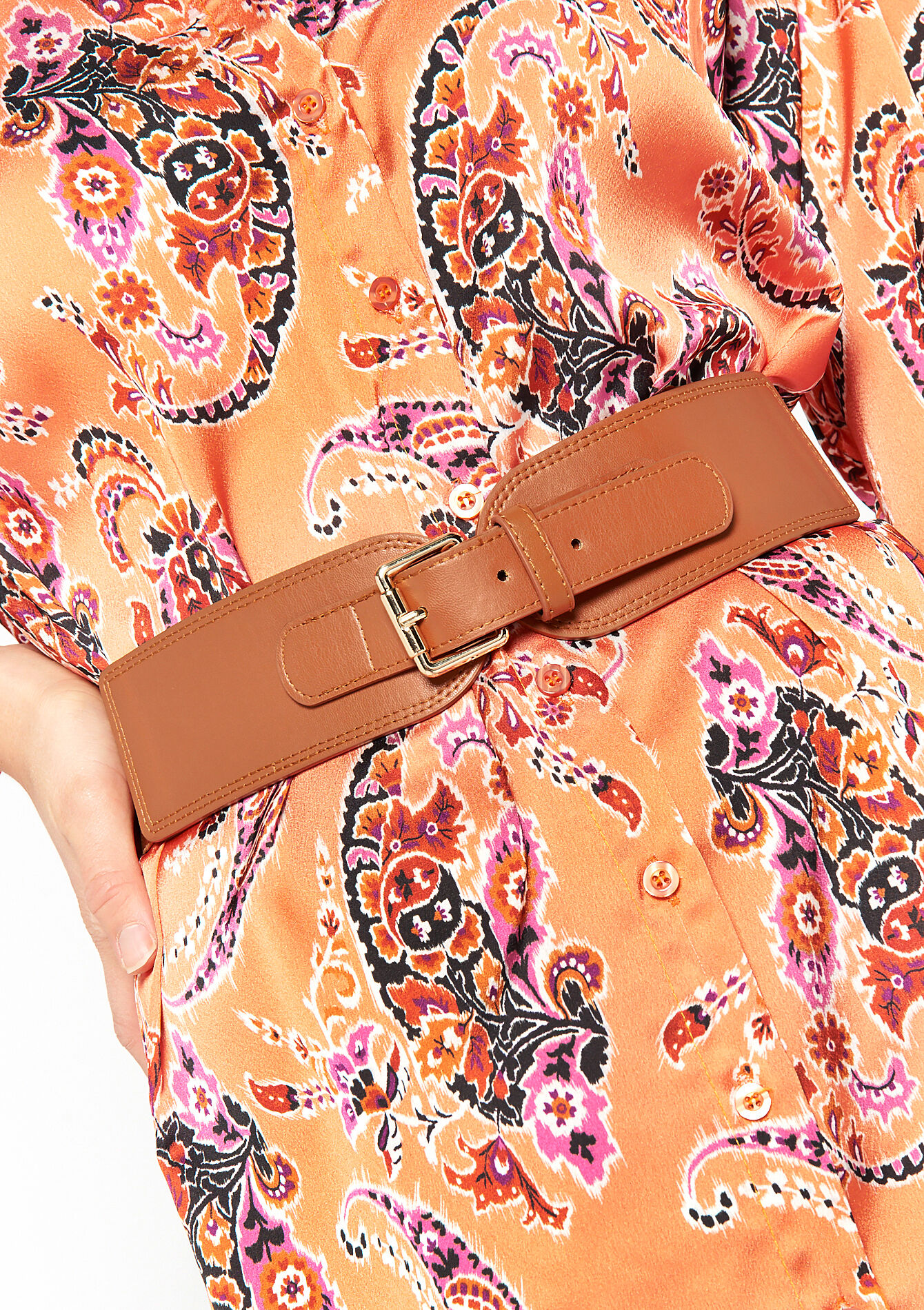 Elastic belt, Elastic belt - CARAMEL - 1067544