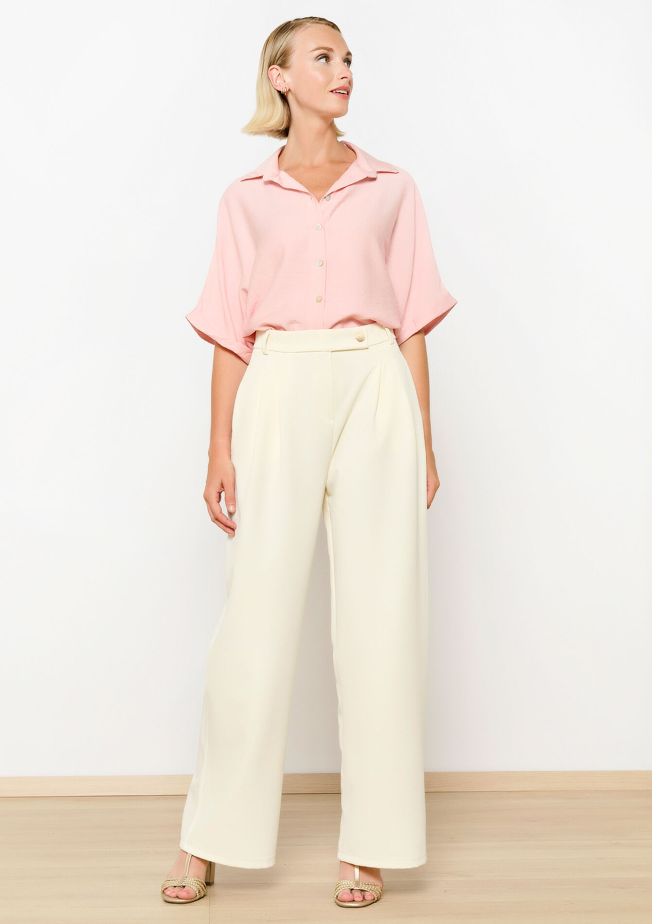 Palazzo broek, , back