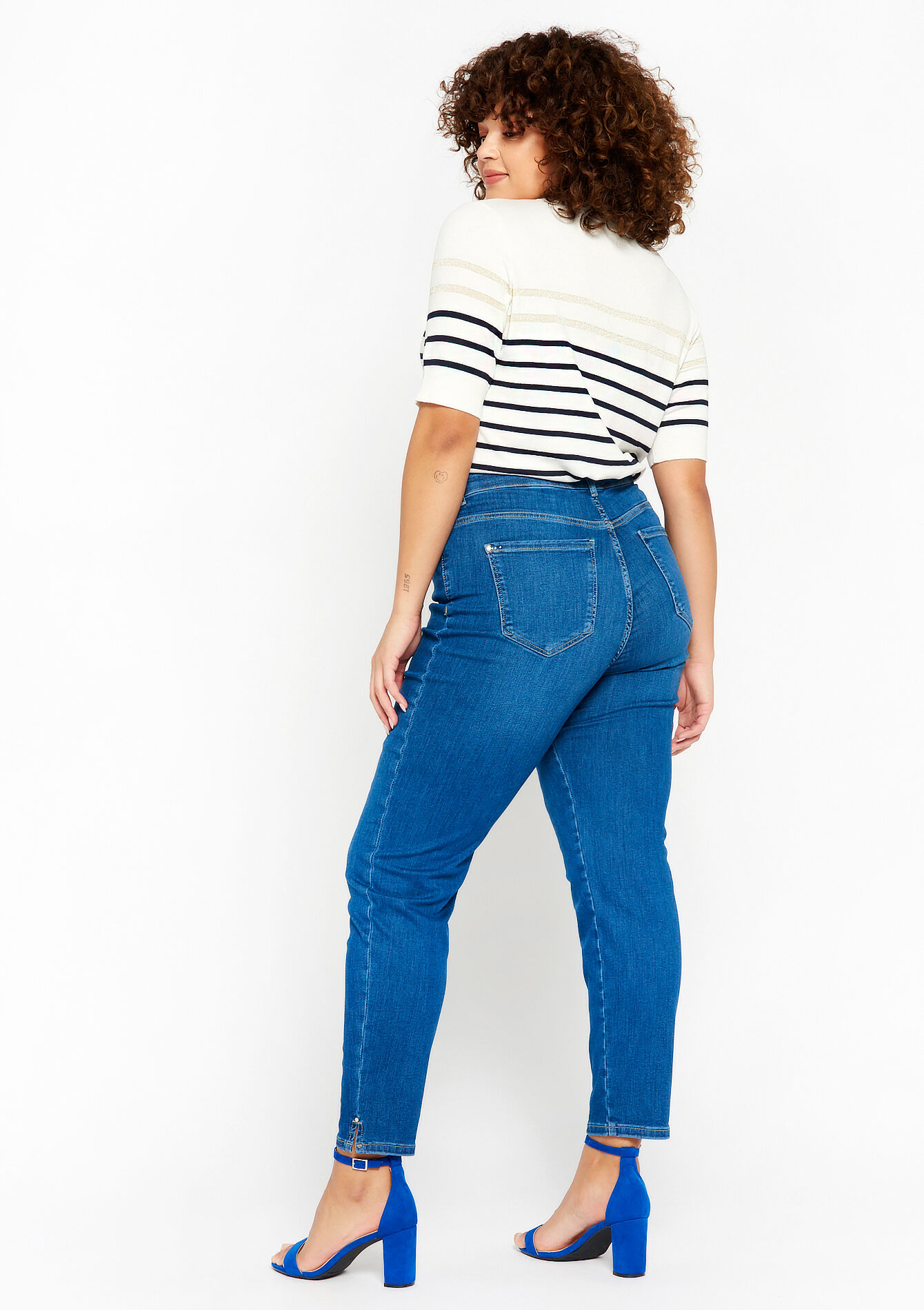 Multiple size slim jeans, Multiple size slim jeans - MEDIUM BLUE - 22000435_0500