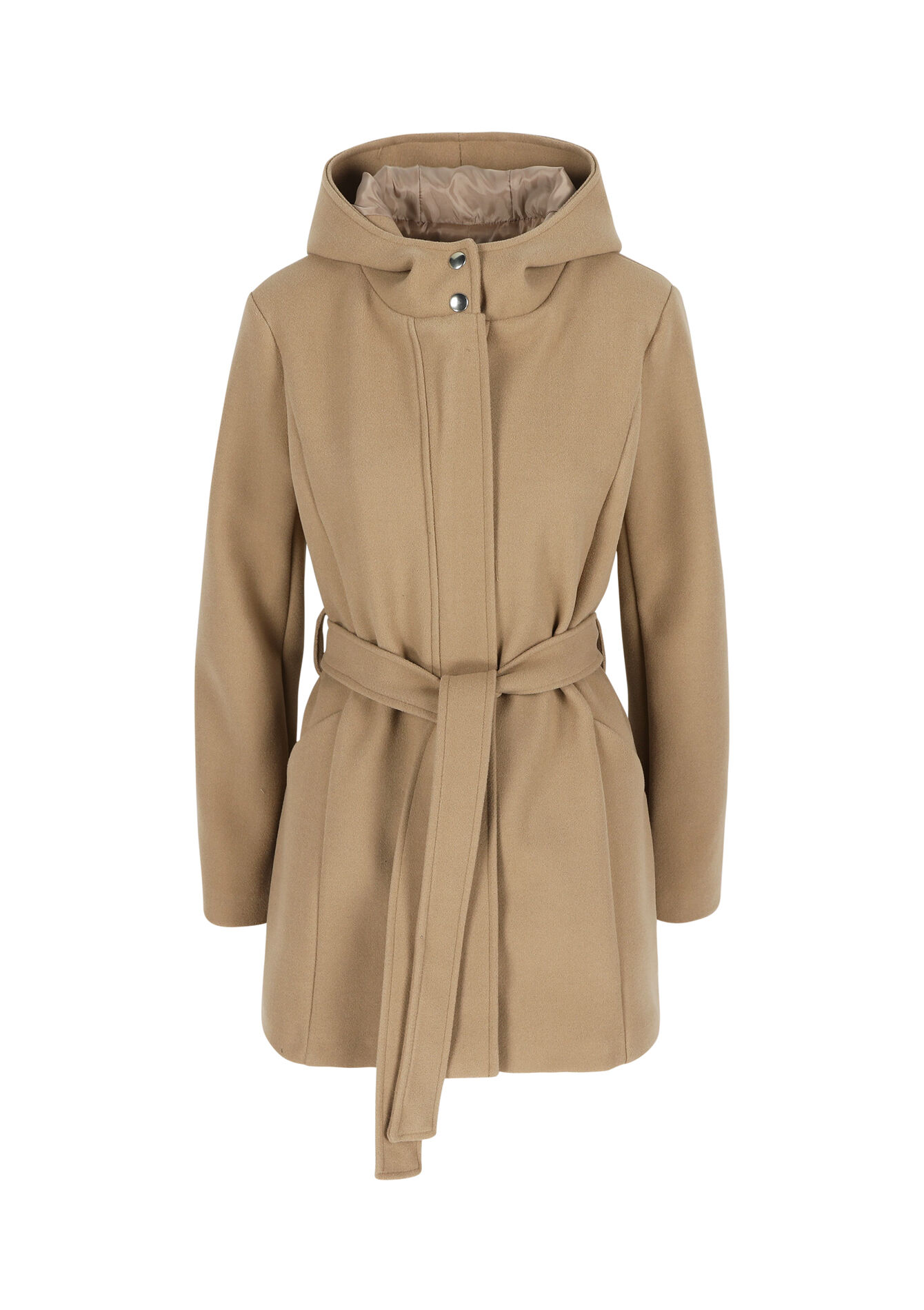 Duffeljas met capuchon, Duffeljas met capuchon - LIGHT CAMEL - 23000657_3814