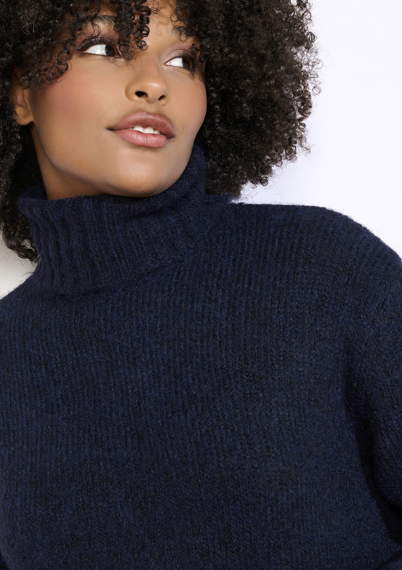 Oversized coltrui, Oversized coltrui - NAVY BASIC - 04101309_2723