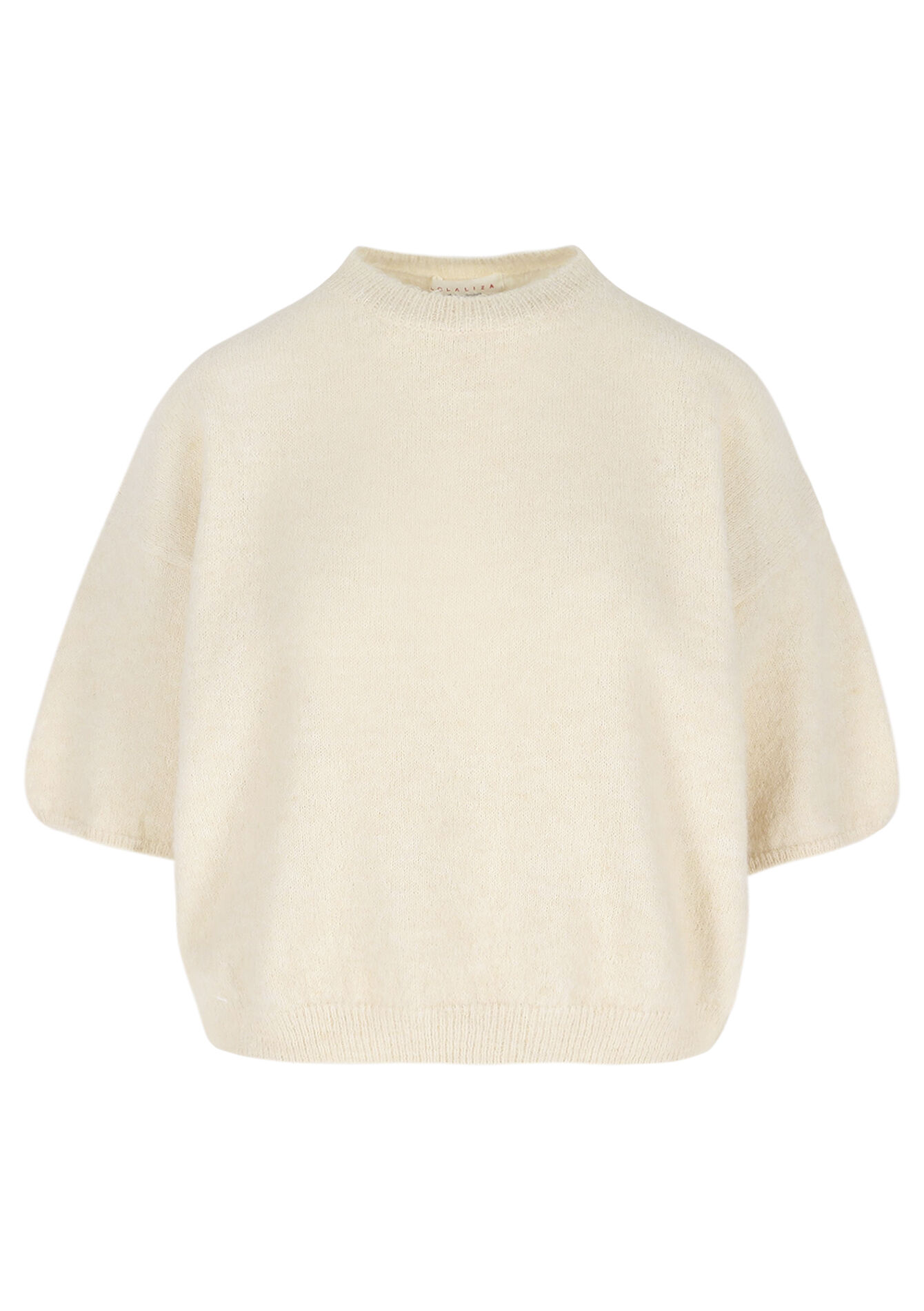 Pull en maille duveteuse - VANILLA WHITE - 04007227_1013