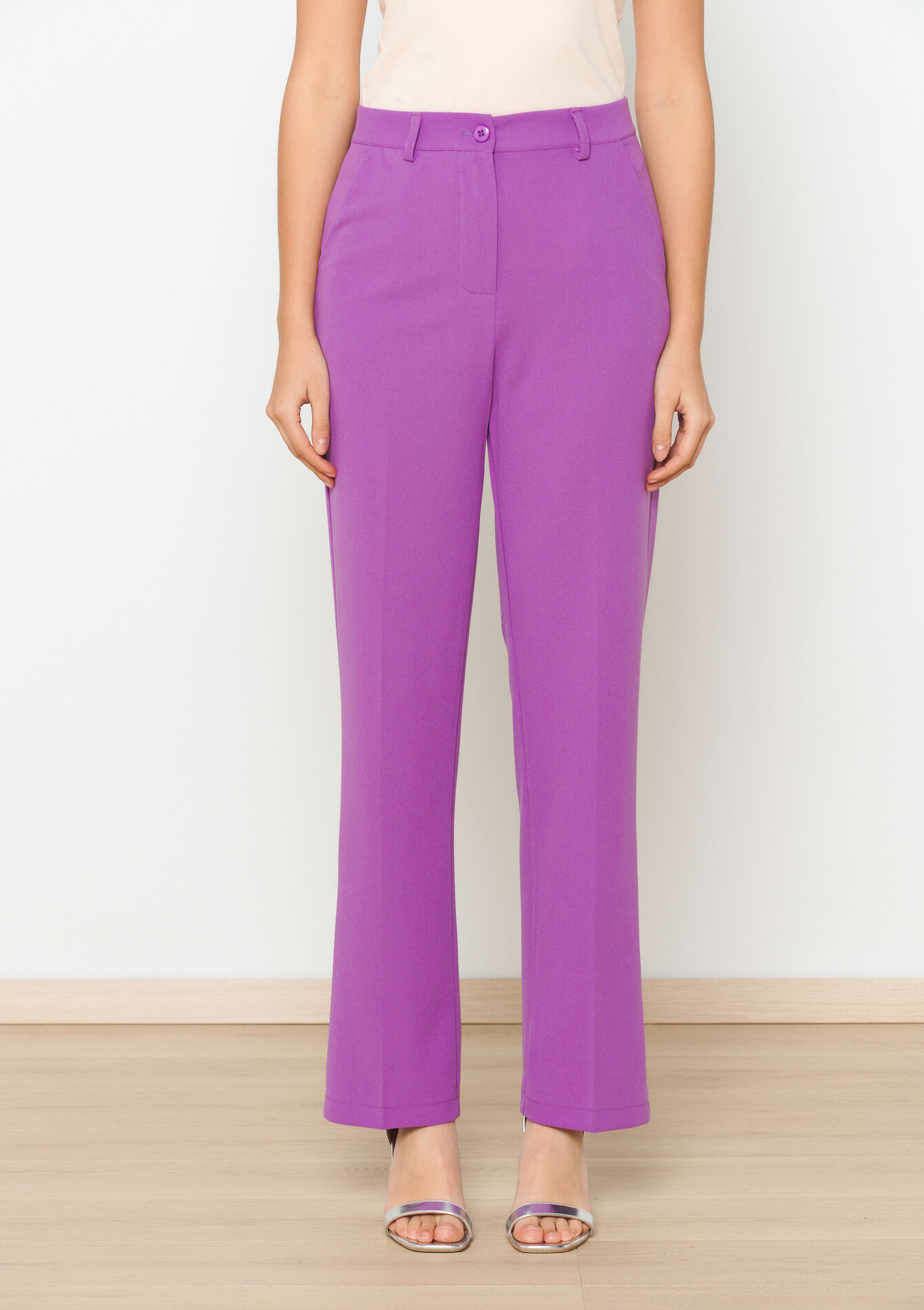 Getailleerde broek, Getailleerde broek - LILAC - 06100594_739