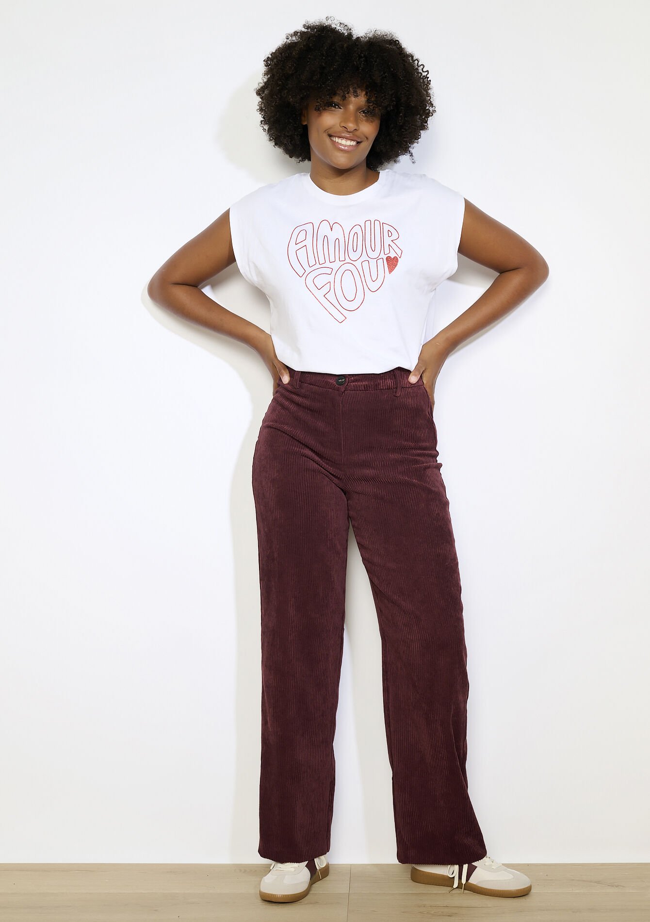 T-shirt Amour Fou, T-shirt Amour Fou - OPTICAL WHITE - 02301737