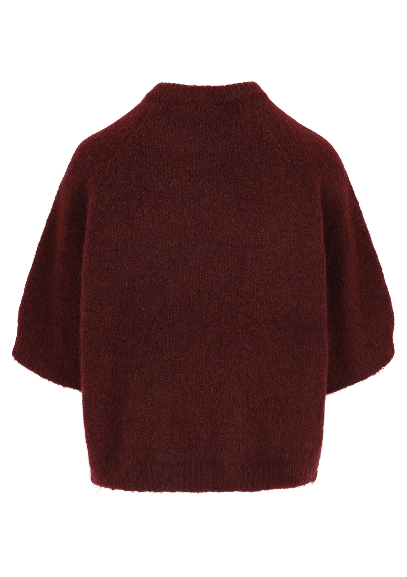 Trui met 3/4 raglanmouwen, Trui met 3/4 raglanmouwen - BORDEAU WINE - 04006927_1467