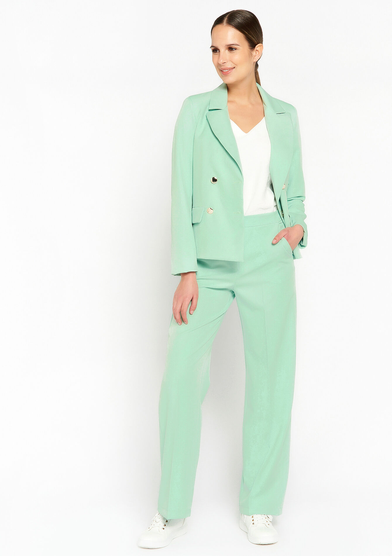 Suiting blazer - MINT GREEN - 09100753_1723
