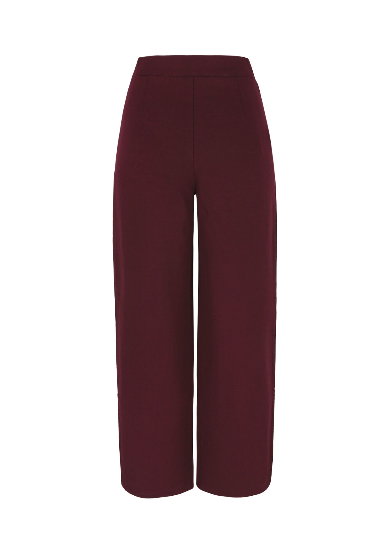 Broek met structuur - AUBERGINE - 06601105_1537