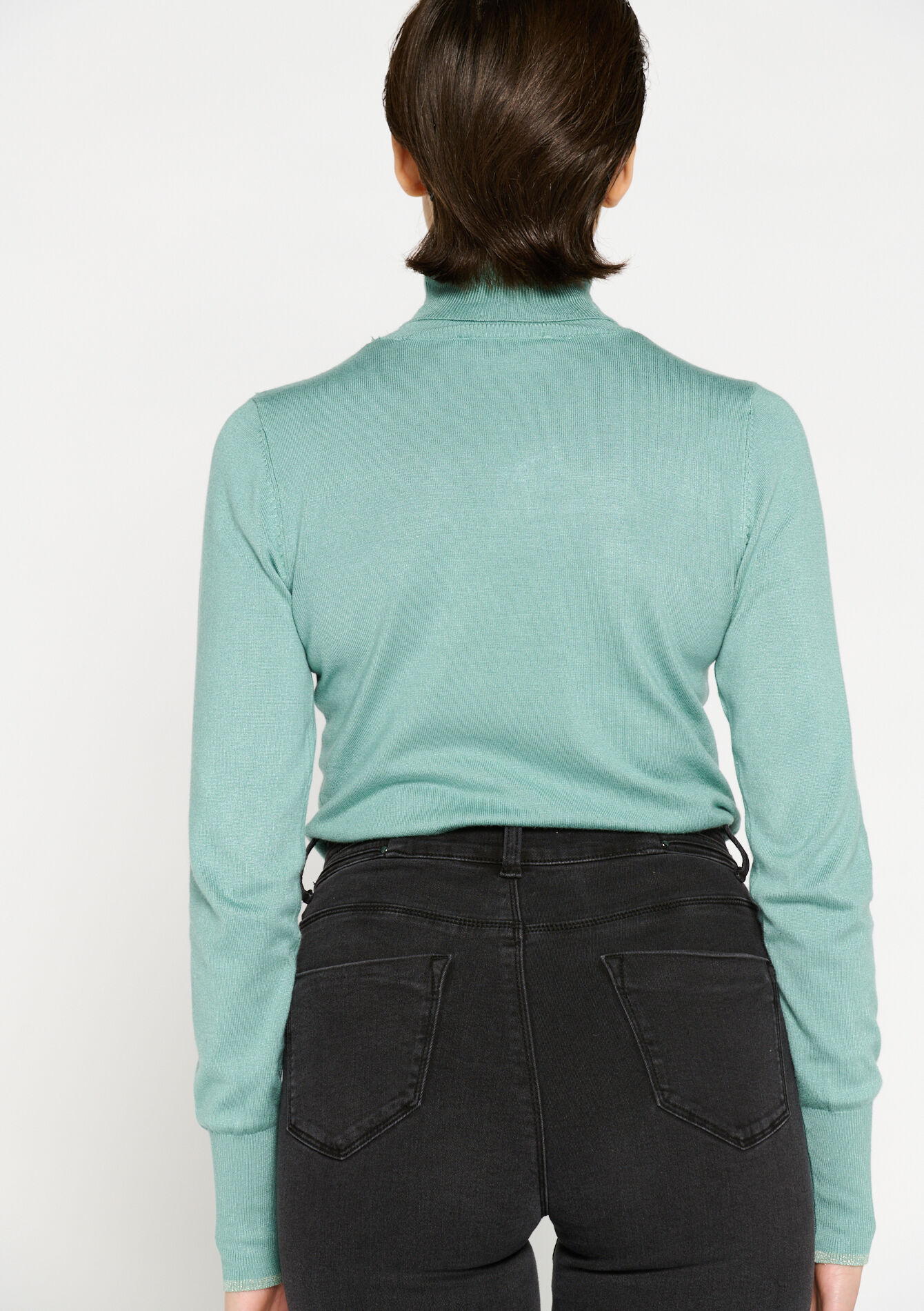 Plain turtleneck - MINT GREEN - 1070113