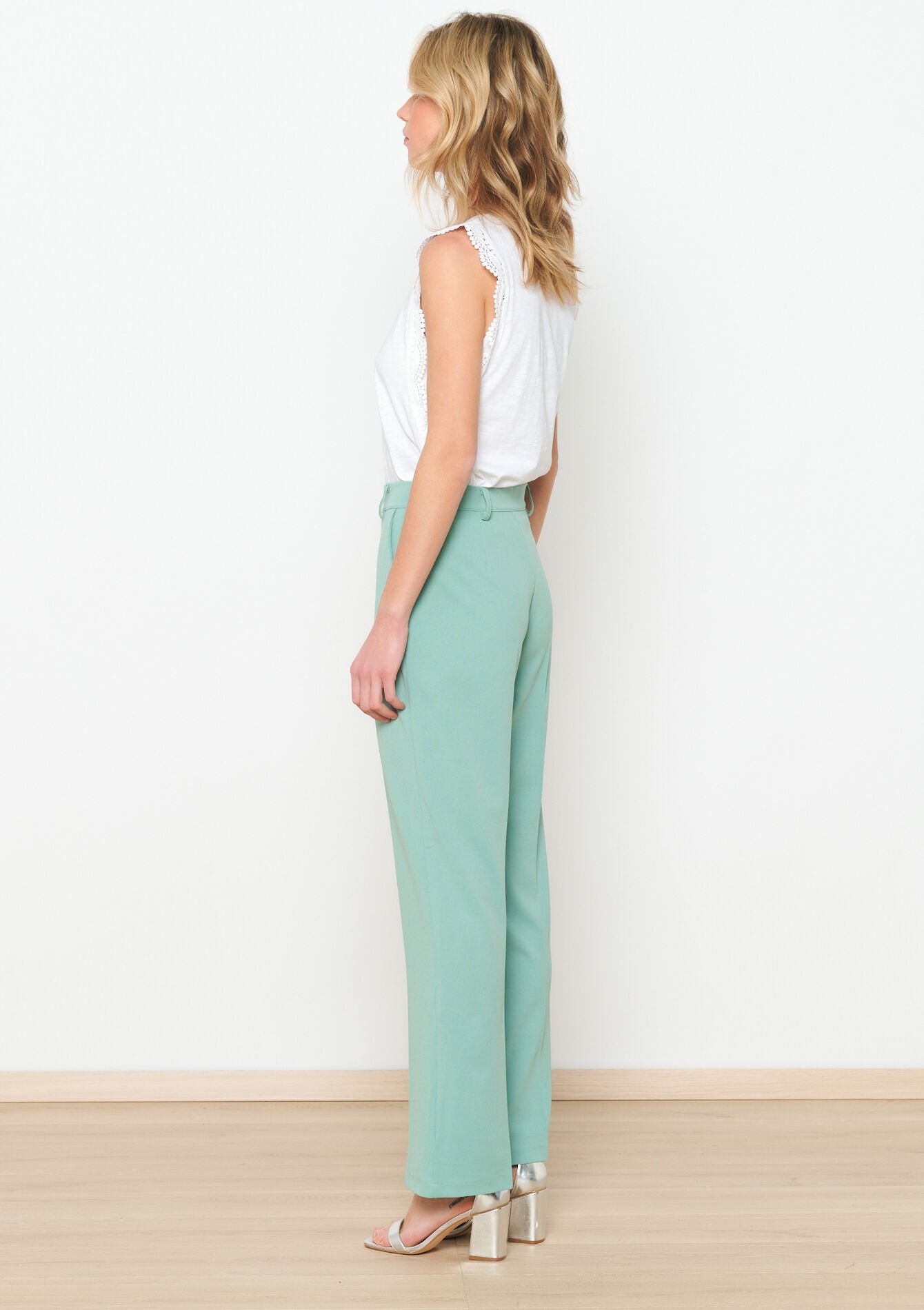 Getailleerde broek, Getailleerde broek - MINT GREEN - 06100594_1723