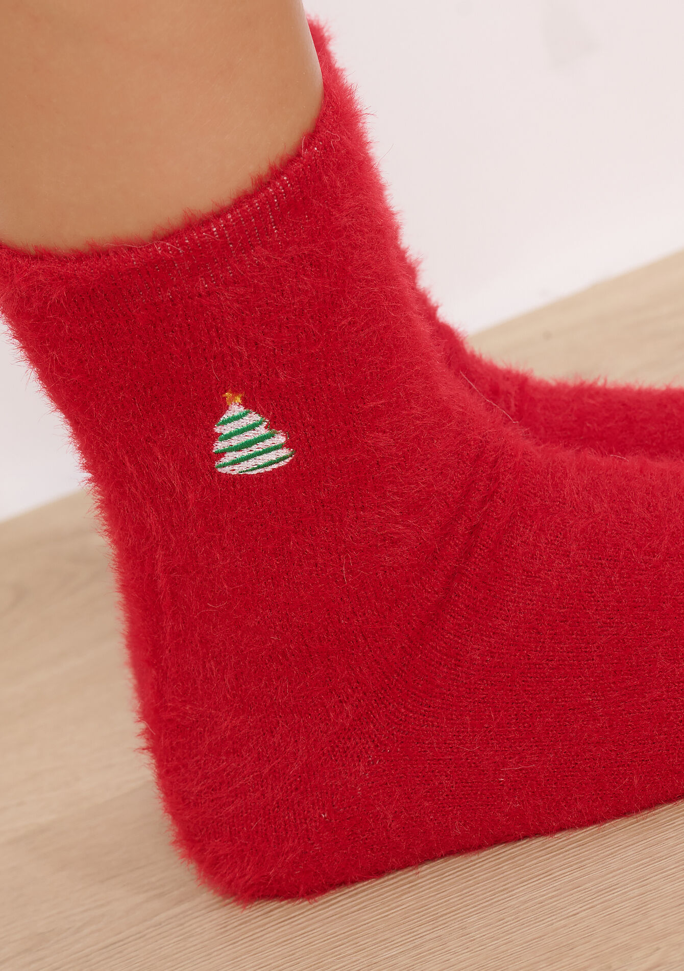 Warme wintersokken - RED LIPSTICK - 17101476_5310