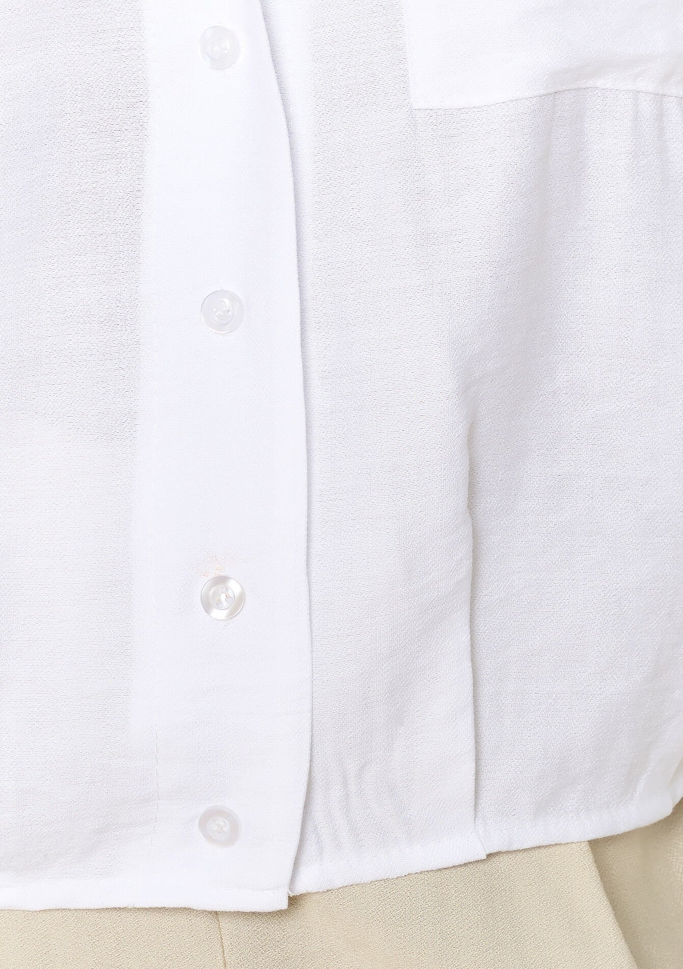 Cropped hemd, Cropped hemd - OPTICAL WHITE - 05702568_1019