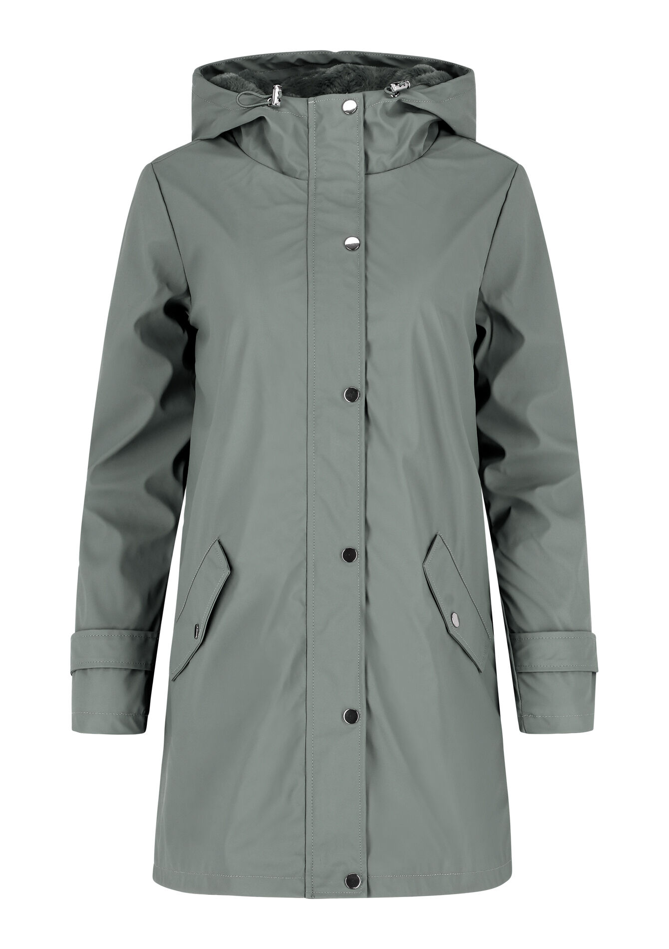 Coated parka - KHAKI MED - 23000584_4327