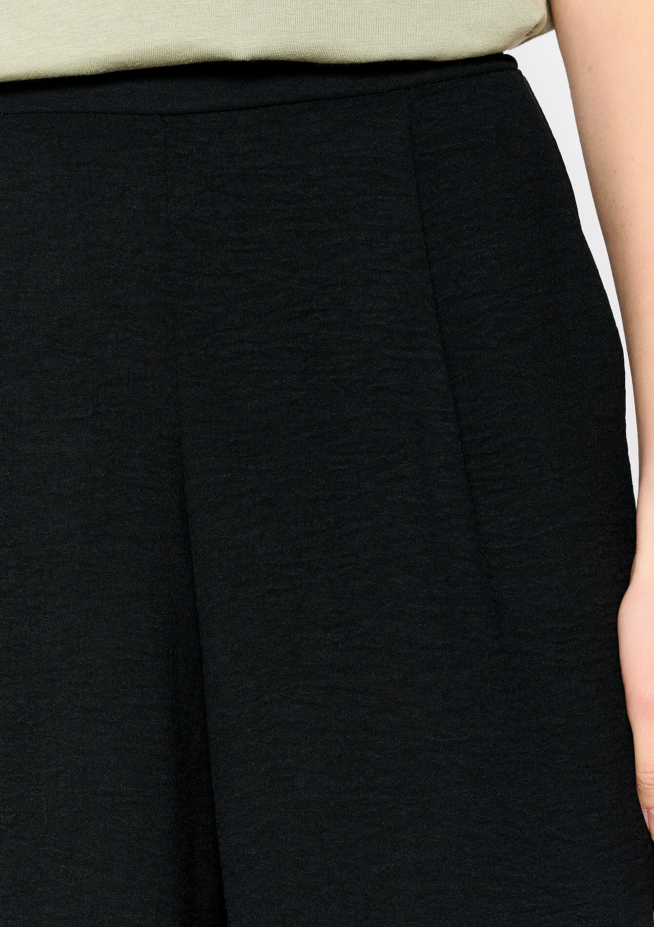 Pantalon froissé, Pantalon froissé - BLACK - 1074183