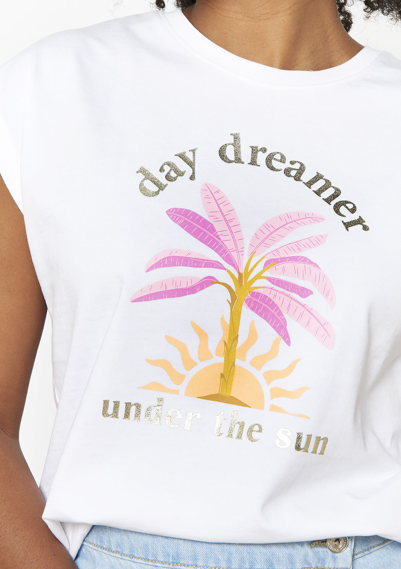 T-shirt met korte mouwen, T-shirt met korte mouwen - OPTICAL WHITE - 02301695_1019