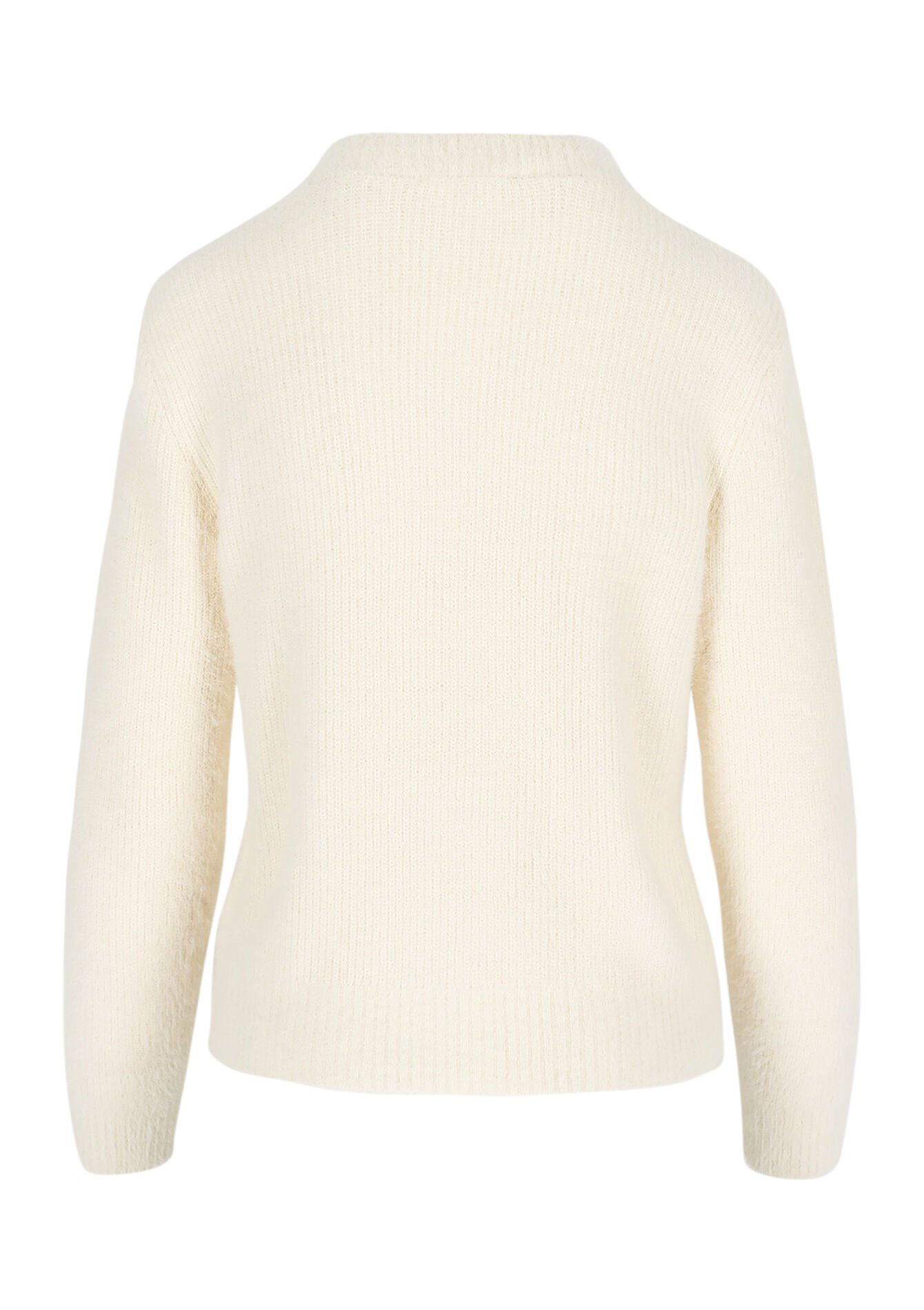 Zacht gebreid vest, Zacht gebreid vest - VANILLA WHITE - 04101307_1013