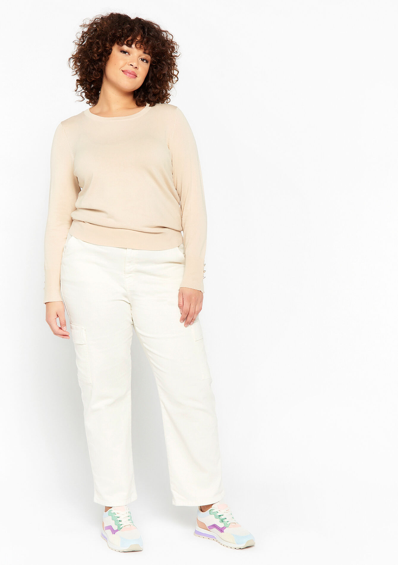 Pull en maille fine, Pull en maille fine - LT BEIGE - 04005940_2527