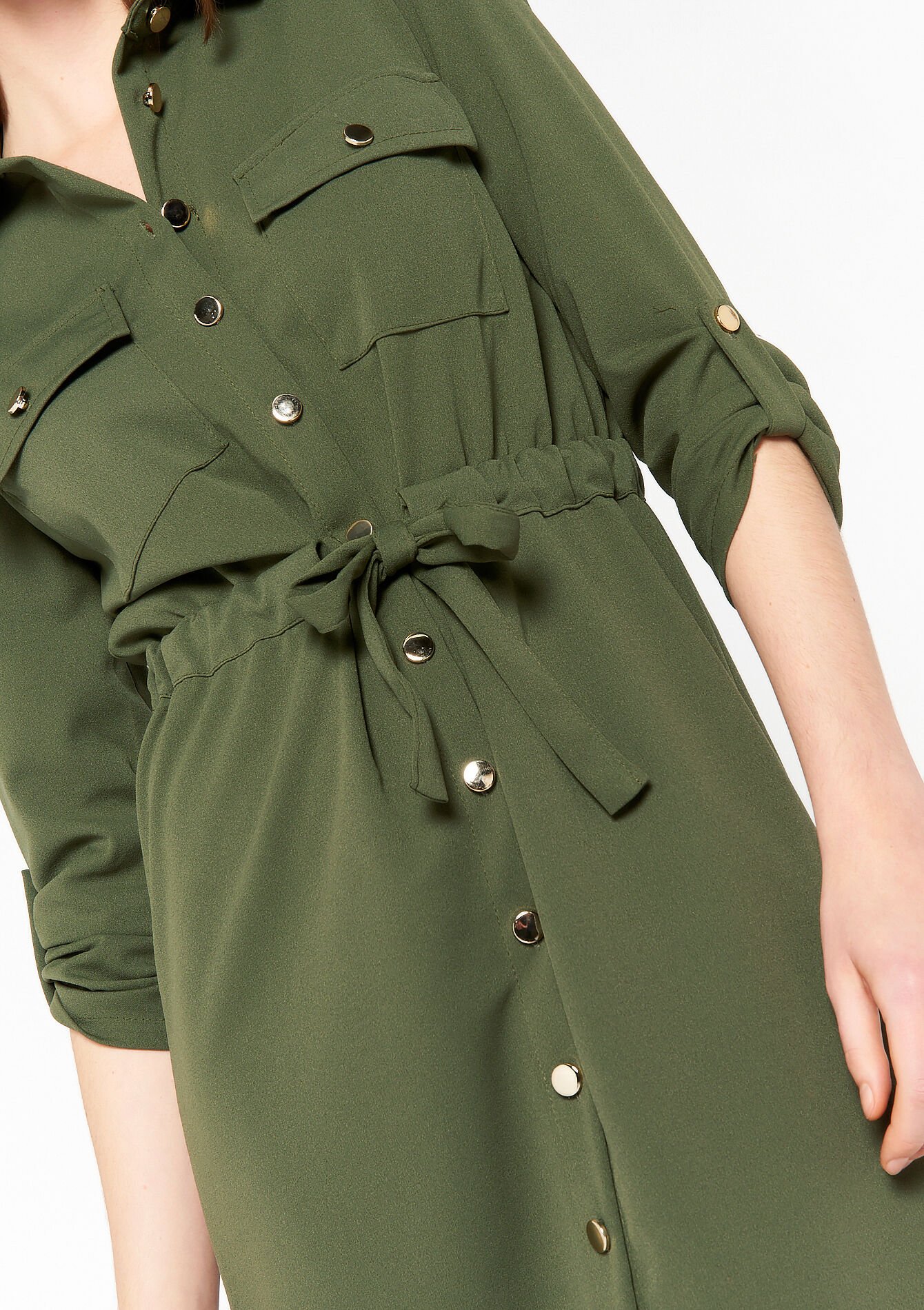 Hemdjurk - KHAKI MED - 08103141_4327