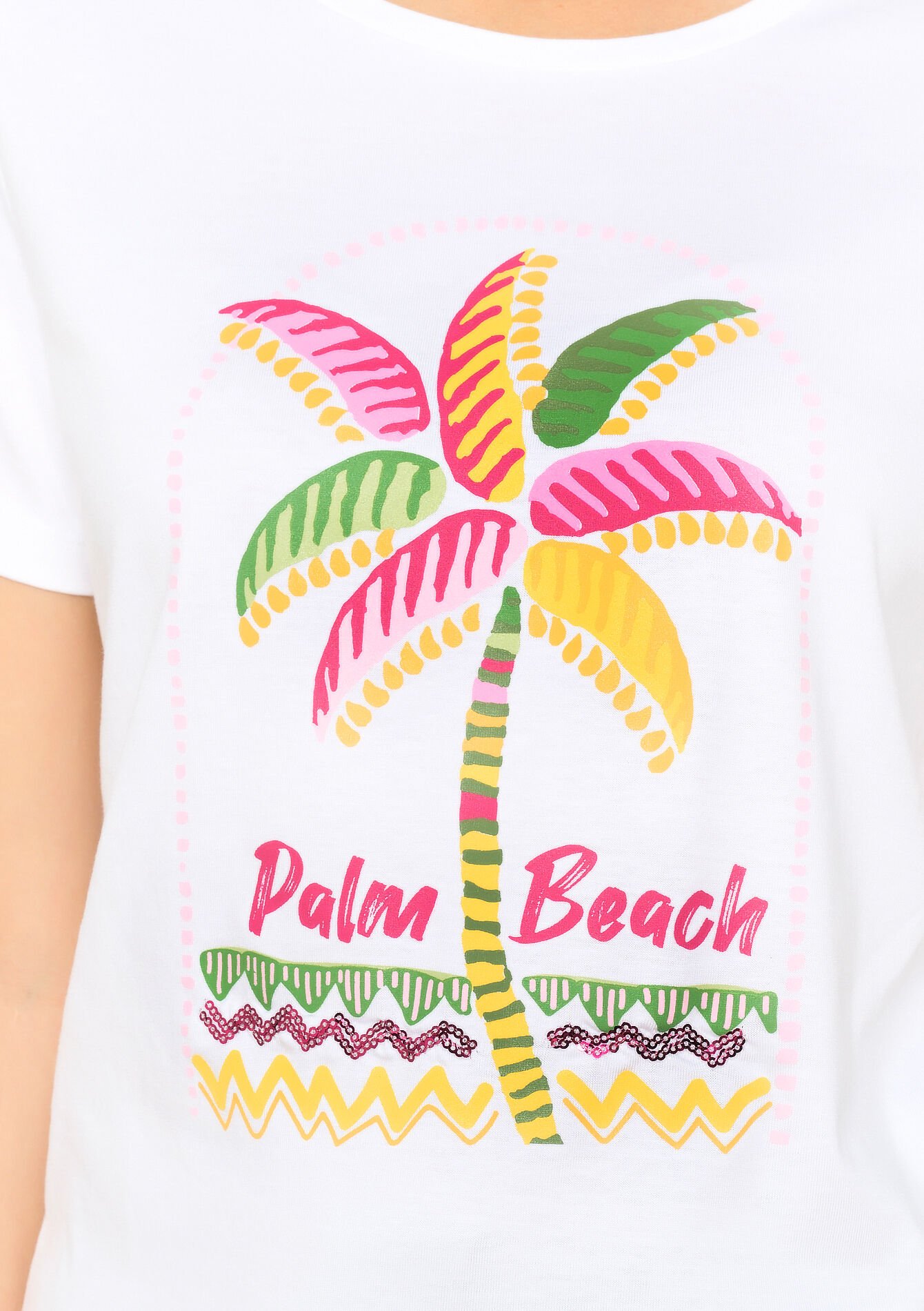 T-shirt with artwork, T-shirt with artwork - REAL WHITE - 02301522_2509